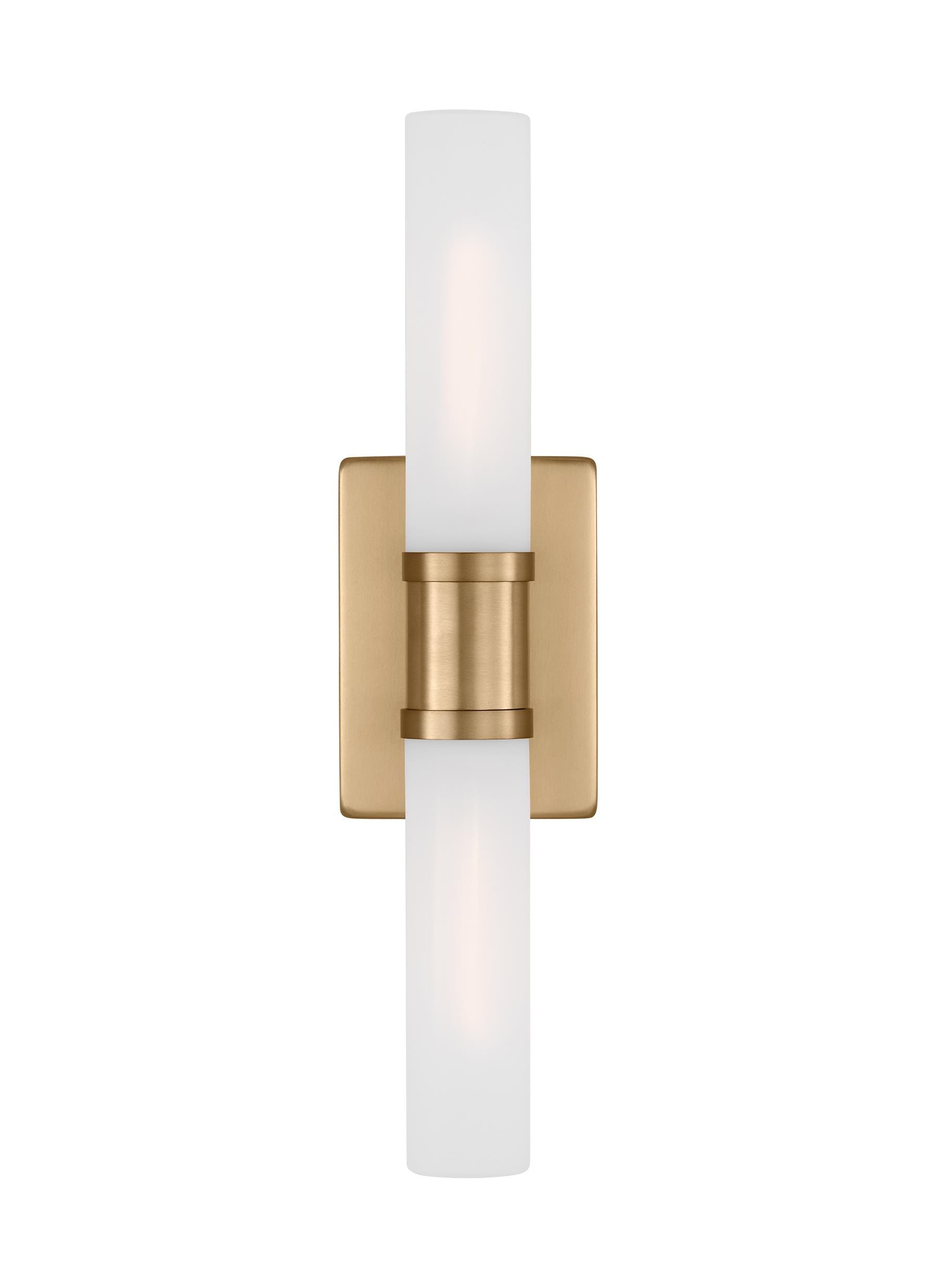 Generation Lighting 4565002-848 Keaton 20-in 2 -Light Satin Brass Modern/contemporary Vanity light