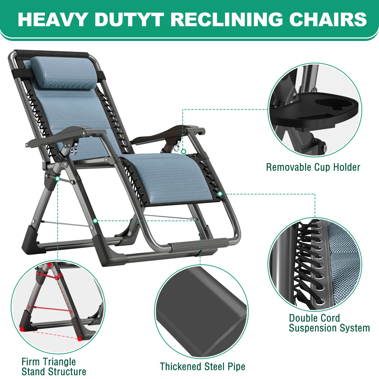 DOCRED K16ZDY-27-02 Patio-Chairs - View #7