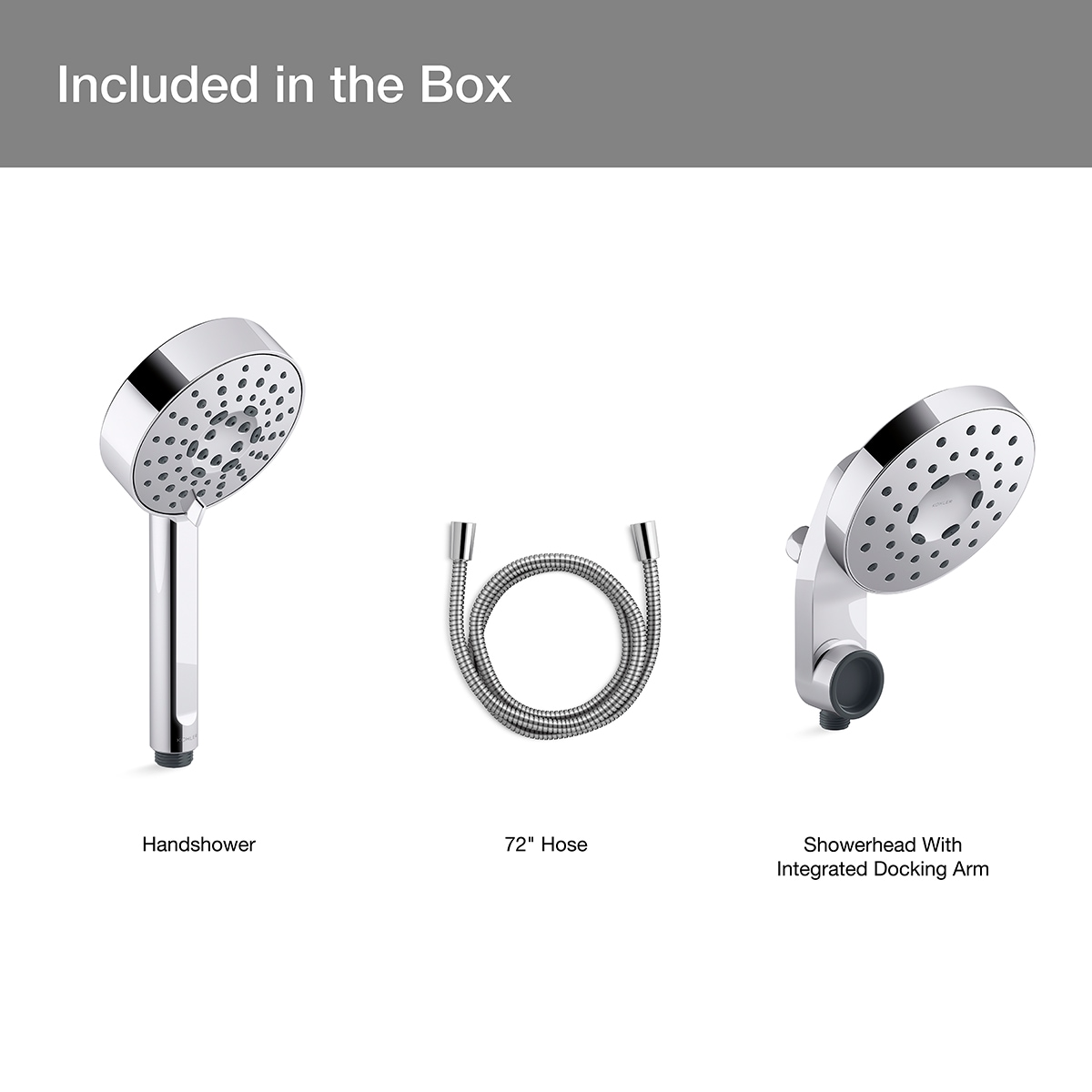 KOHLER R33409-G-CP Fixed-Showerhead - View #8