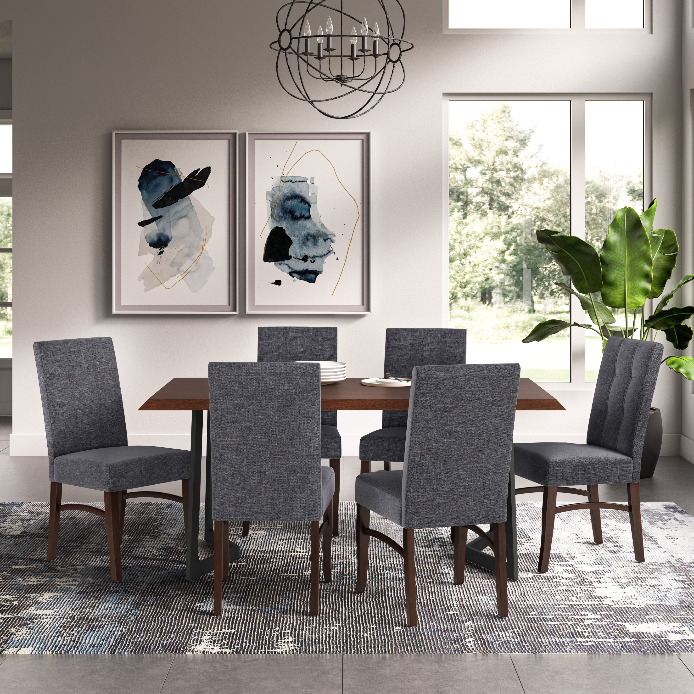 Simpli Home AXCDS7EZW-SGL Dining-Sets - View #6