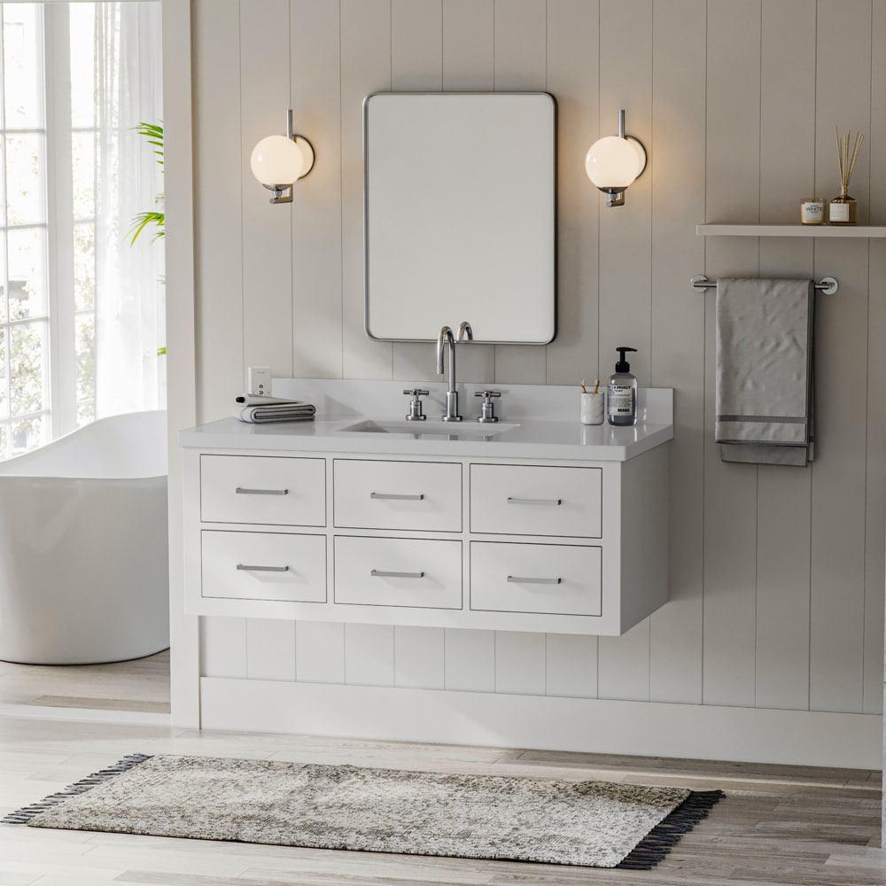 ARIEL W048S-BC-WHT vanities - View #2