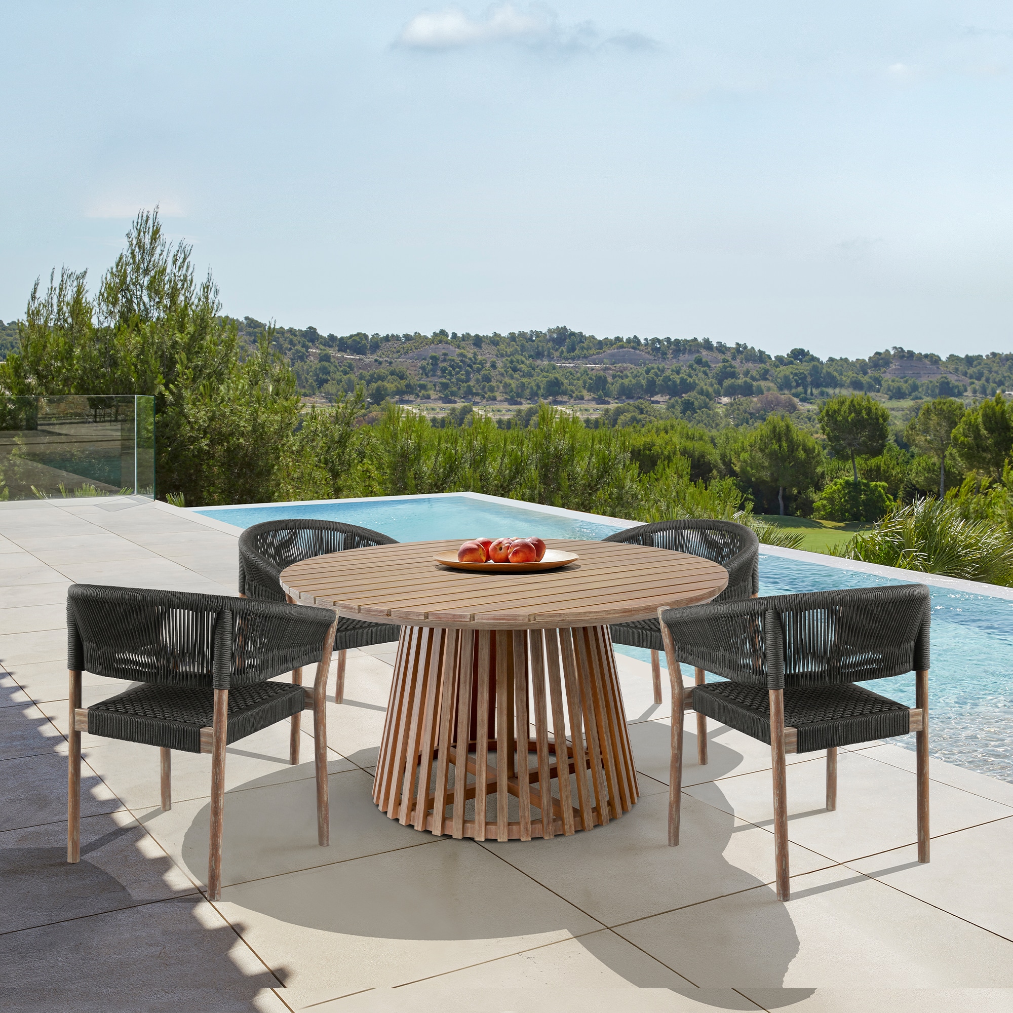 Armen Living SETODDO5CHR Patio-Dining-Sets - View #10