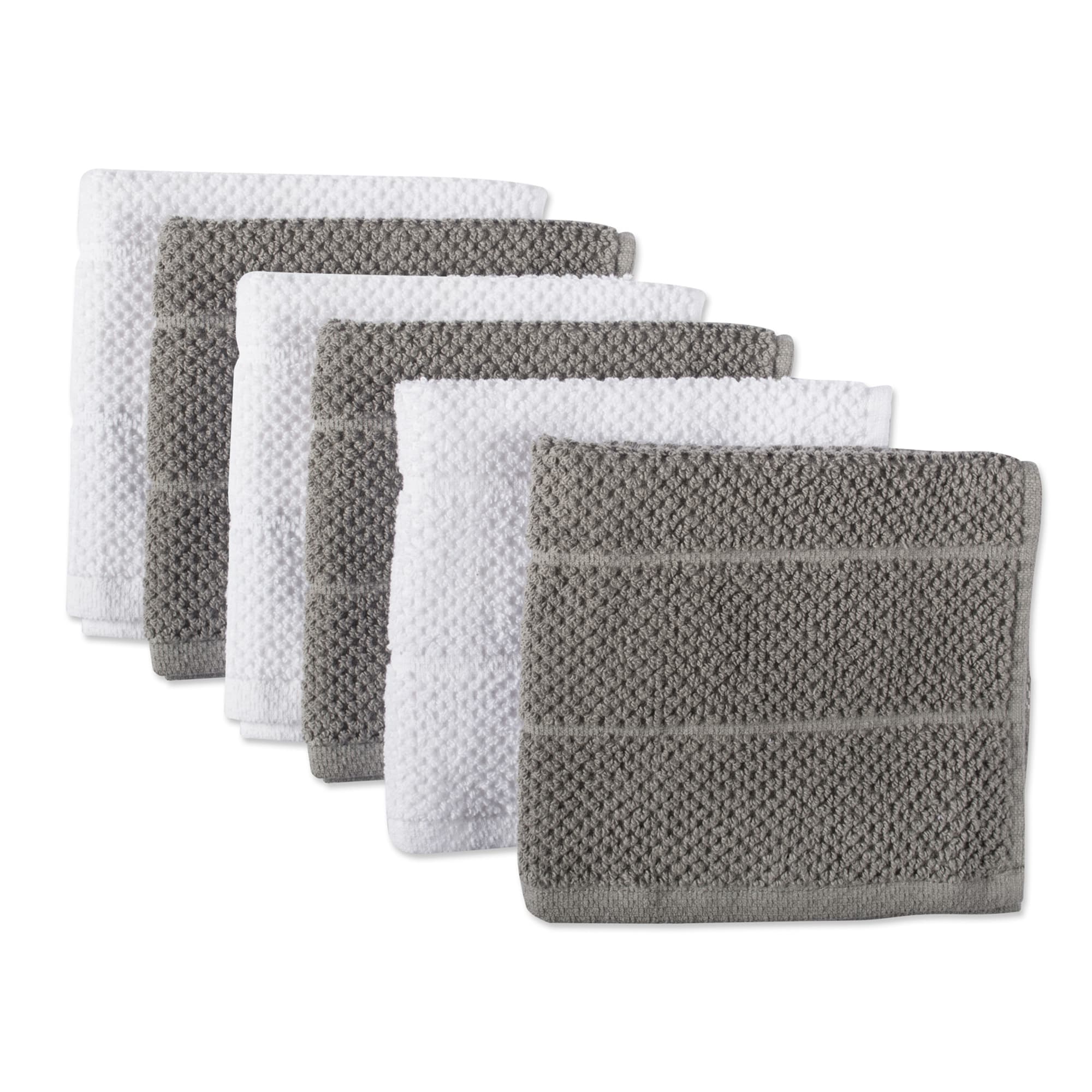 Kitchen Towels, Pack of 12 Bar Mop Towels -16X19 Inches -100% Cotton White  Super