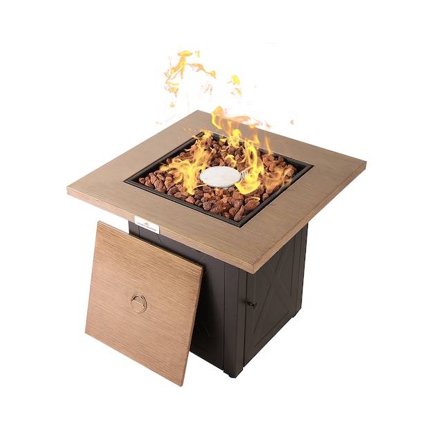 Gas Fire Pits Department At, Are Propane Fire Pits Safe For Decks