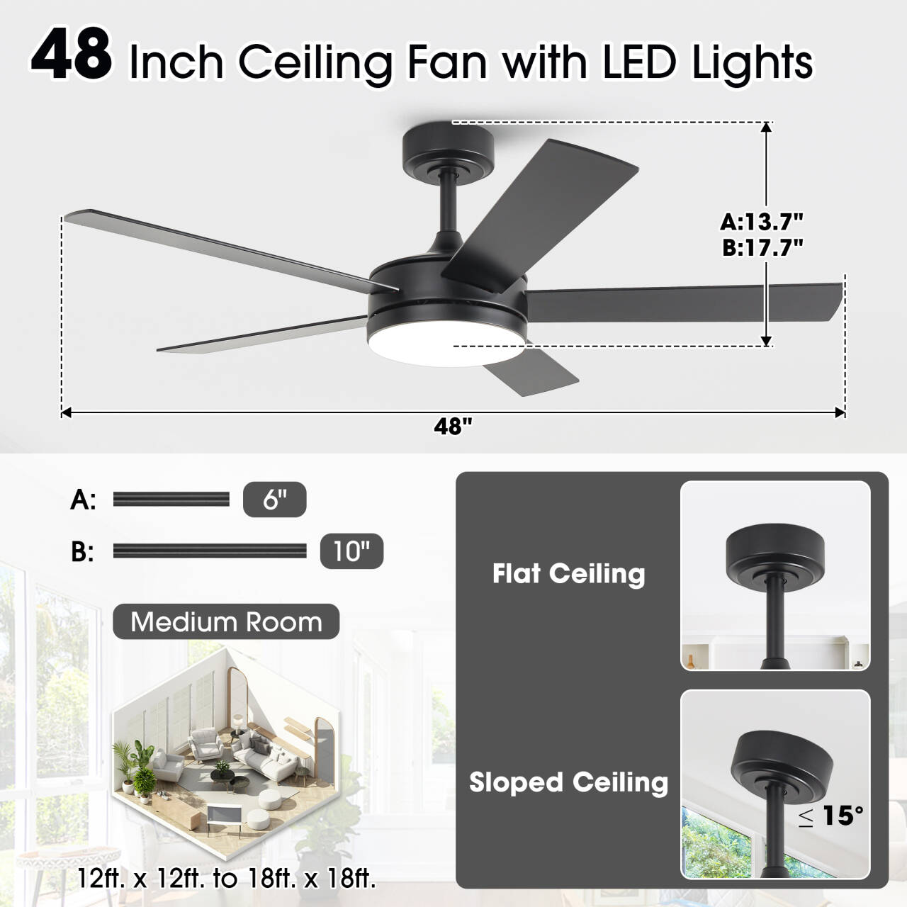 VACZON VZA01B103A Ceiling-Fans - View #7