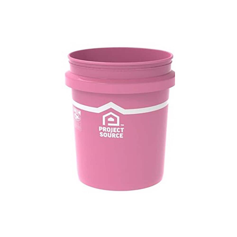Project Source PN0235 Pink 5 Gallon(s) Plastic General bucket