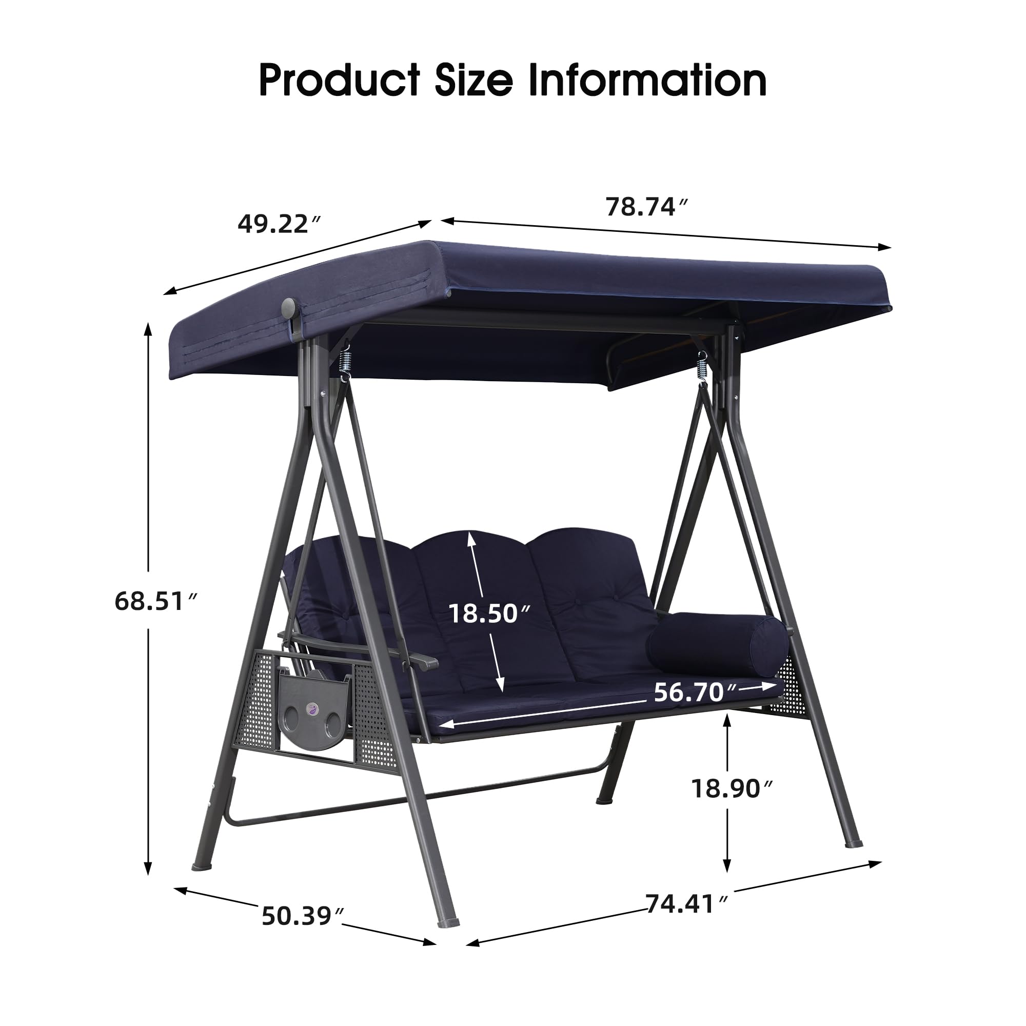 PURPLE LEAF LS04-PS03-NB Swing-Gliders - View #8