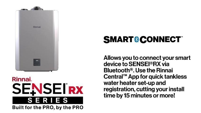 Rinnai R-891VMSⅢ Rinnai Super High Efficiency+ 9.8-GPM 199000-BTU Indoor