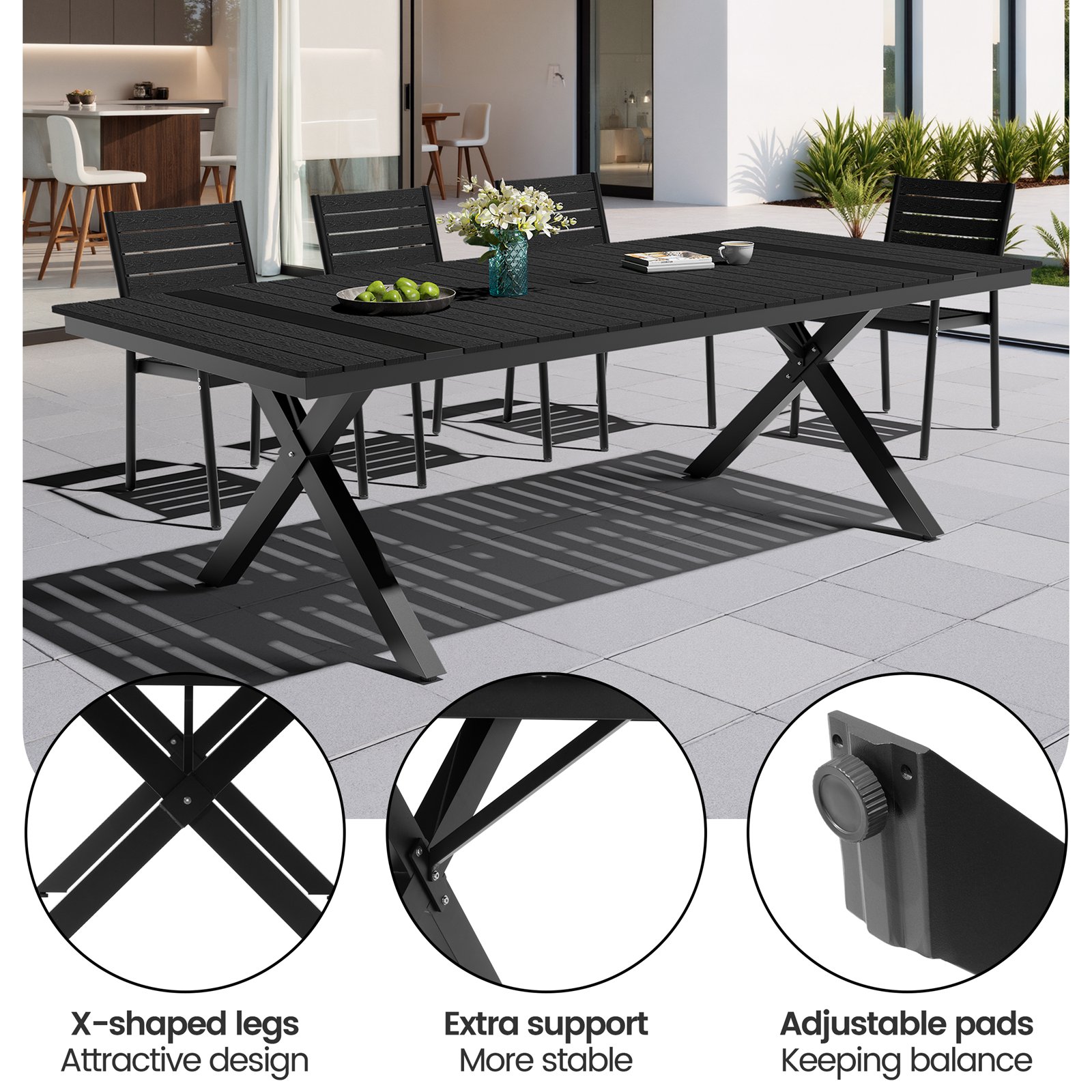 Crestlive Products CL-DC5020BLK-11 Patio-Dining-Sets - View #5