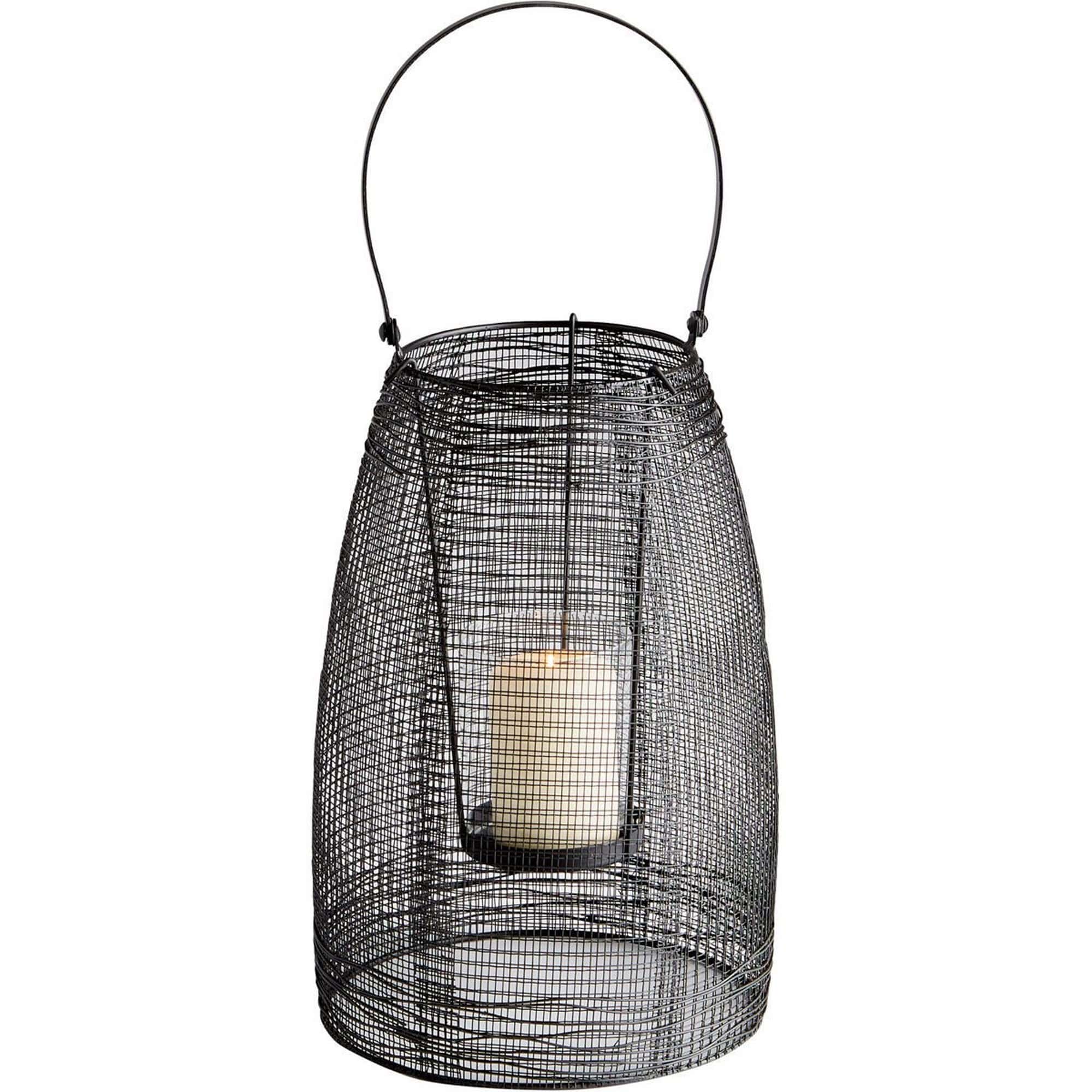 Cyan Design A-CYAN-10243 Gauze  -  Graphite  -  Iron Candle Holder