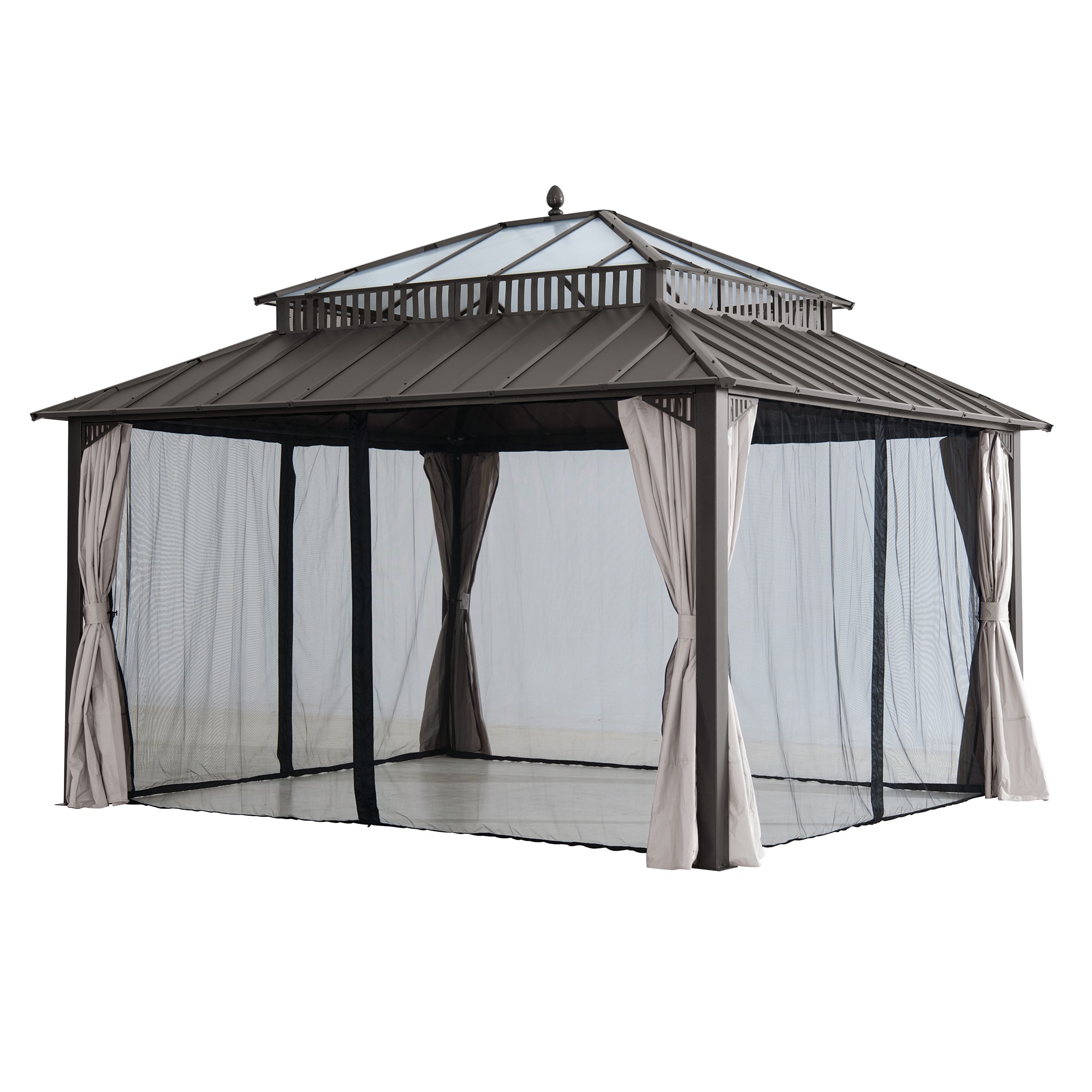 Sunjoy A10204386200 Wood-Resin-Gazebos - View #2