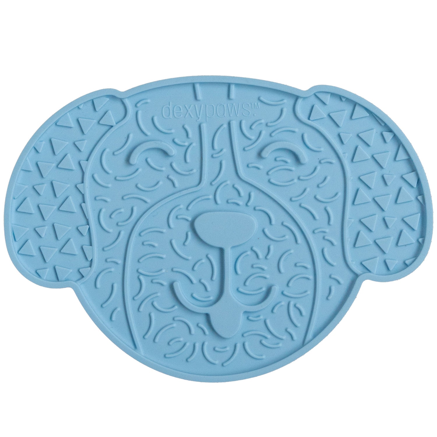Dexypaws Enrichment Lick Mat 10-oz Silicone Dog/Cat Feeding station Feeder