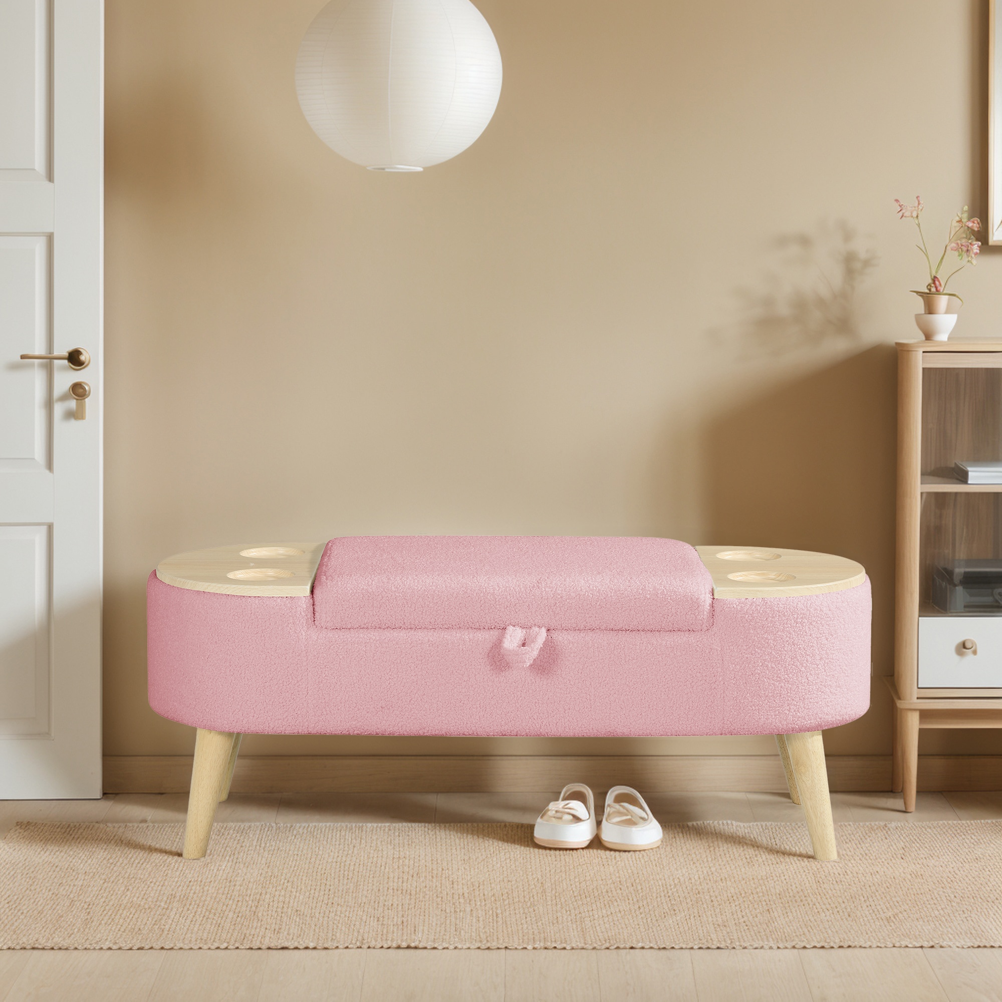 Hrinhom HC-W4105-PINK bench - View #2