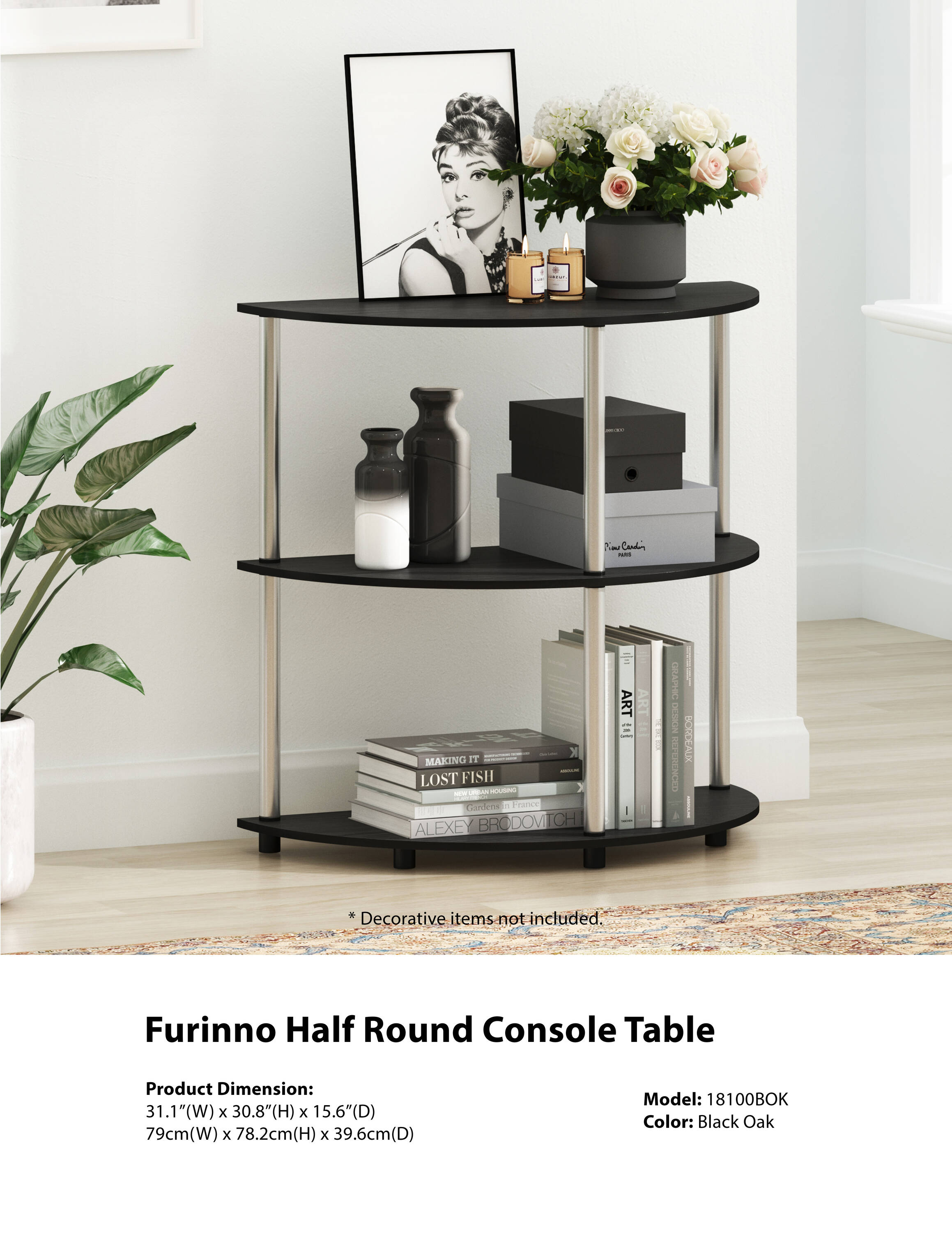 Furinno 18100BOK Console-Sofa-Tables - View #8