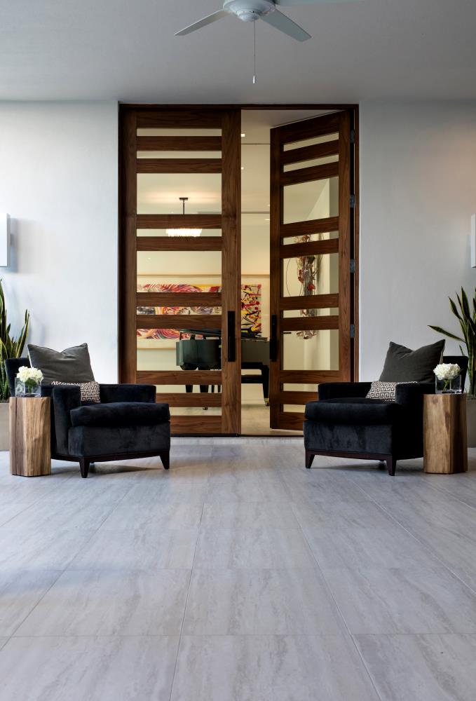 Emser ESPLANADE 2-Pack Trail 18-in x 36-in Glazed Porcelain Stone Look Floor and Wall Tile
