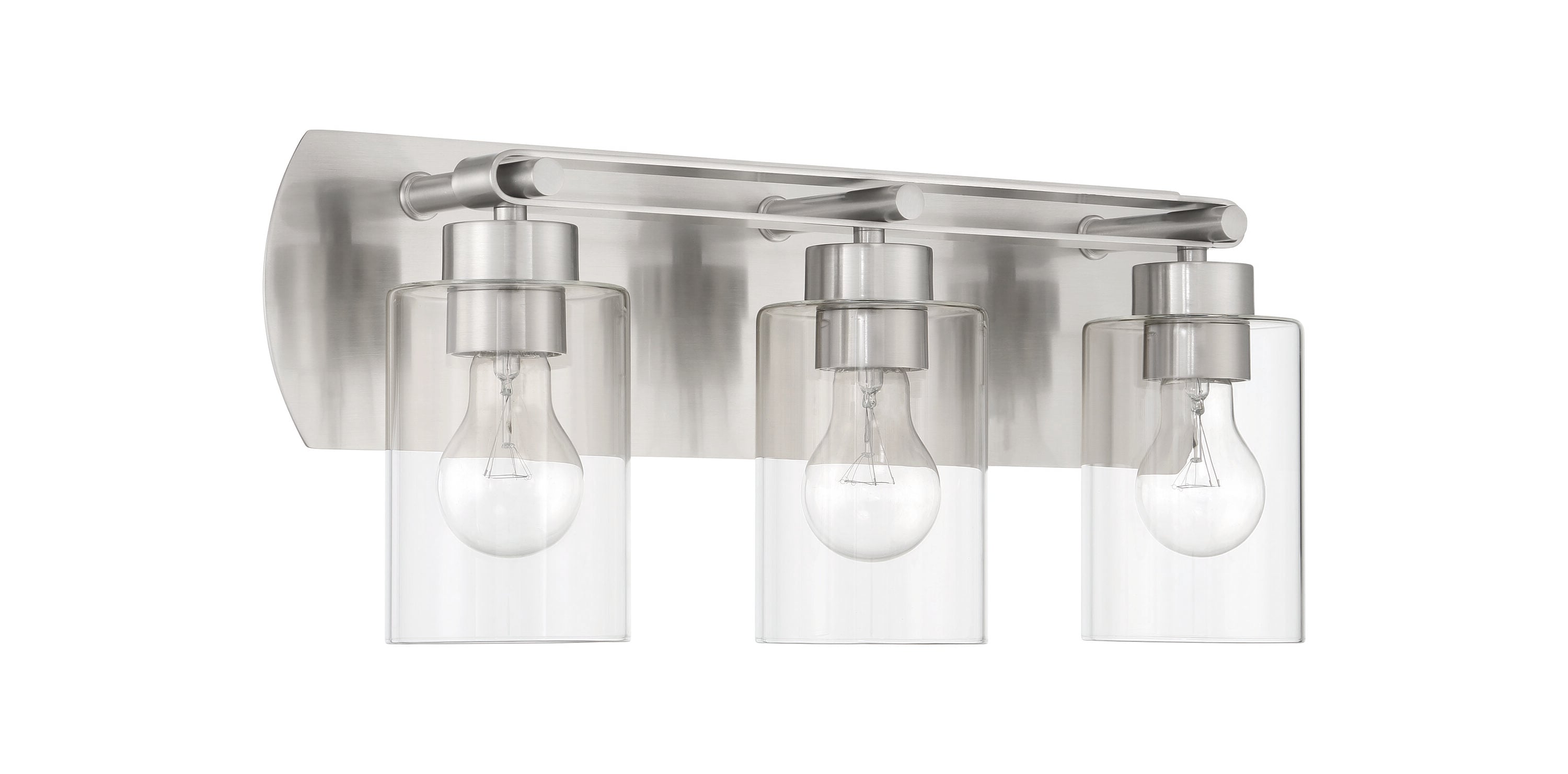 Craftmade 17621BNK3 Hendrix 20.5-in 3 -Light Brushed Nickel Transitional Vanity light