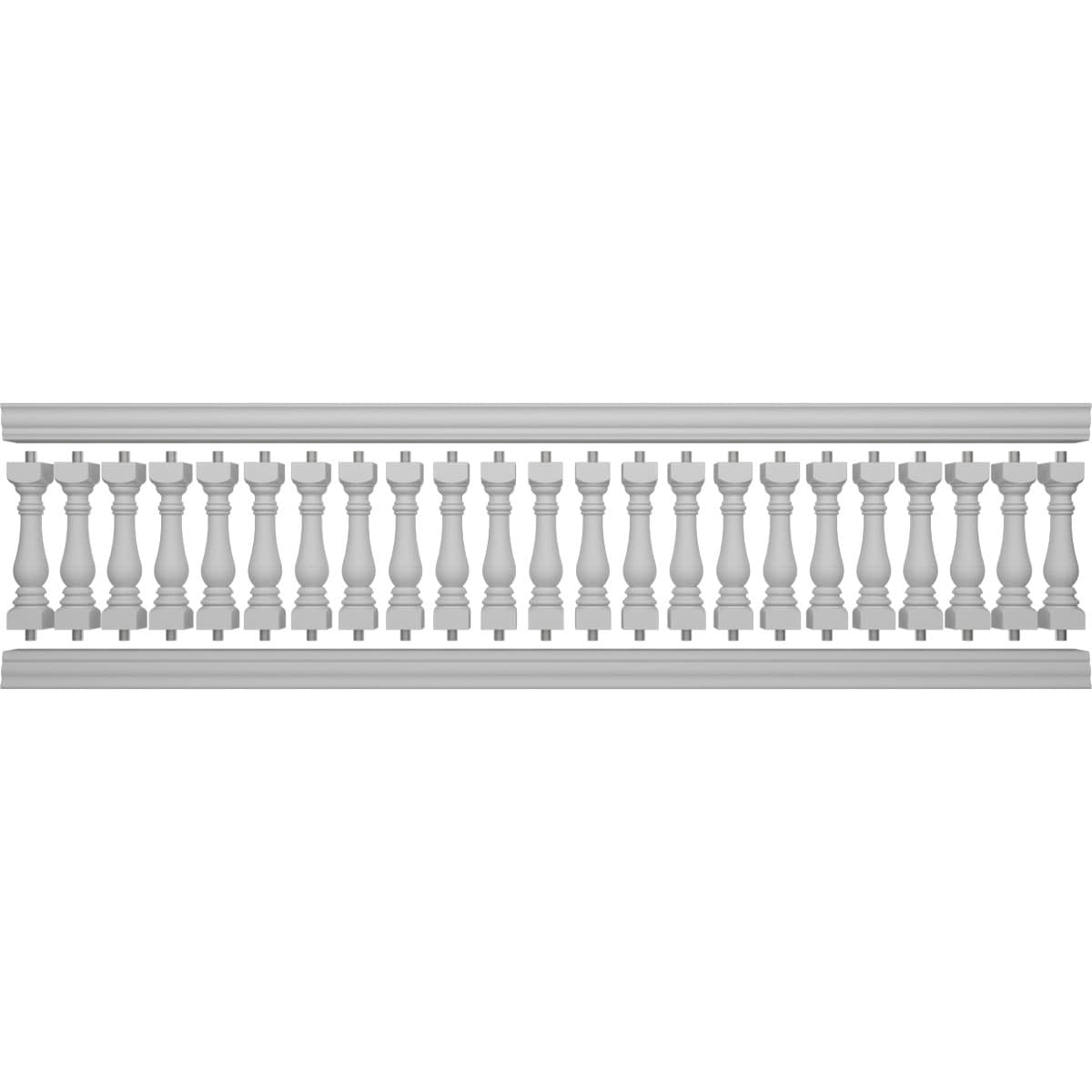 Ekena Millwork BALK38X156BRG railings - View #5