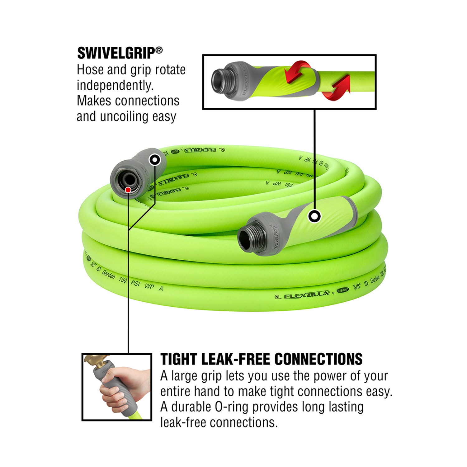 Flexzilla HFZG525YWS-E Water-Hoses - View #3