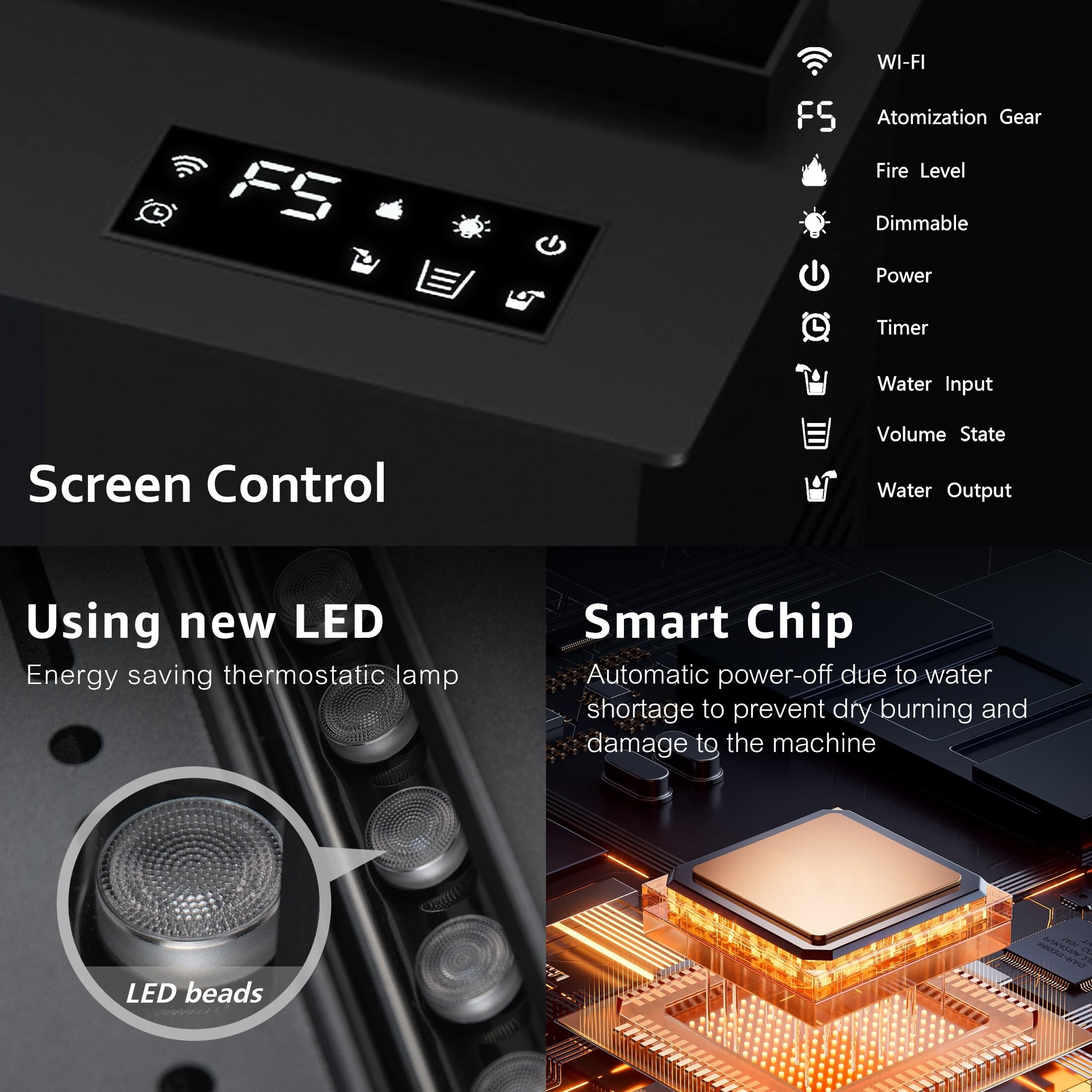 EdenDirect LW-USTV518-C4 Electric-Fireplaces - View #3