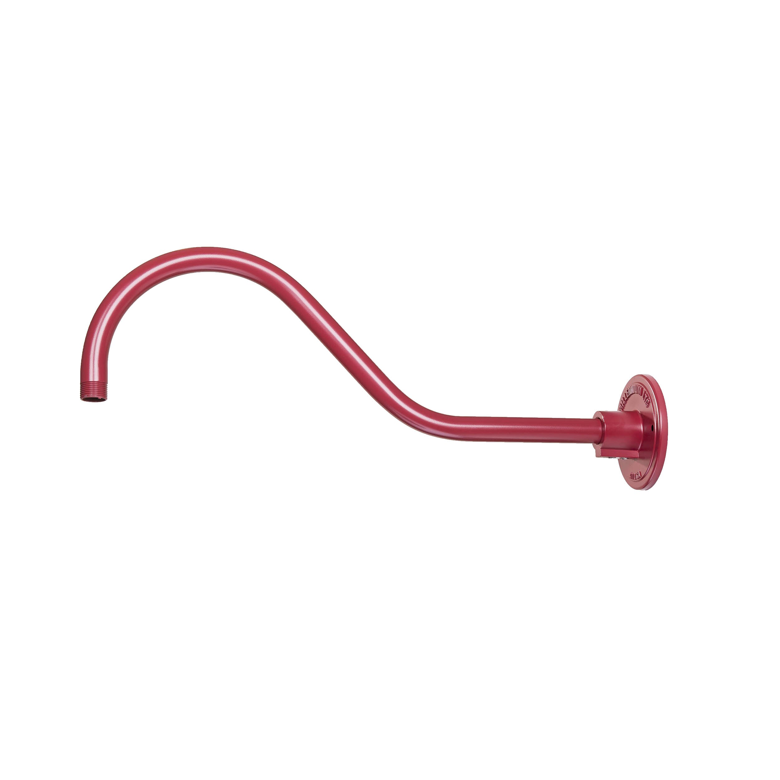 Millennium Lighting RGN22-SR R Series Satin Red Outdoor Gooseneck Pendant Stem Light Kit