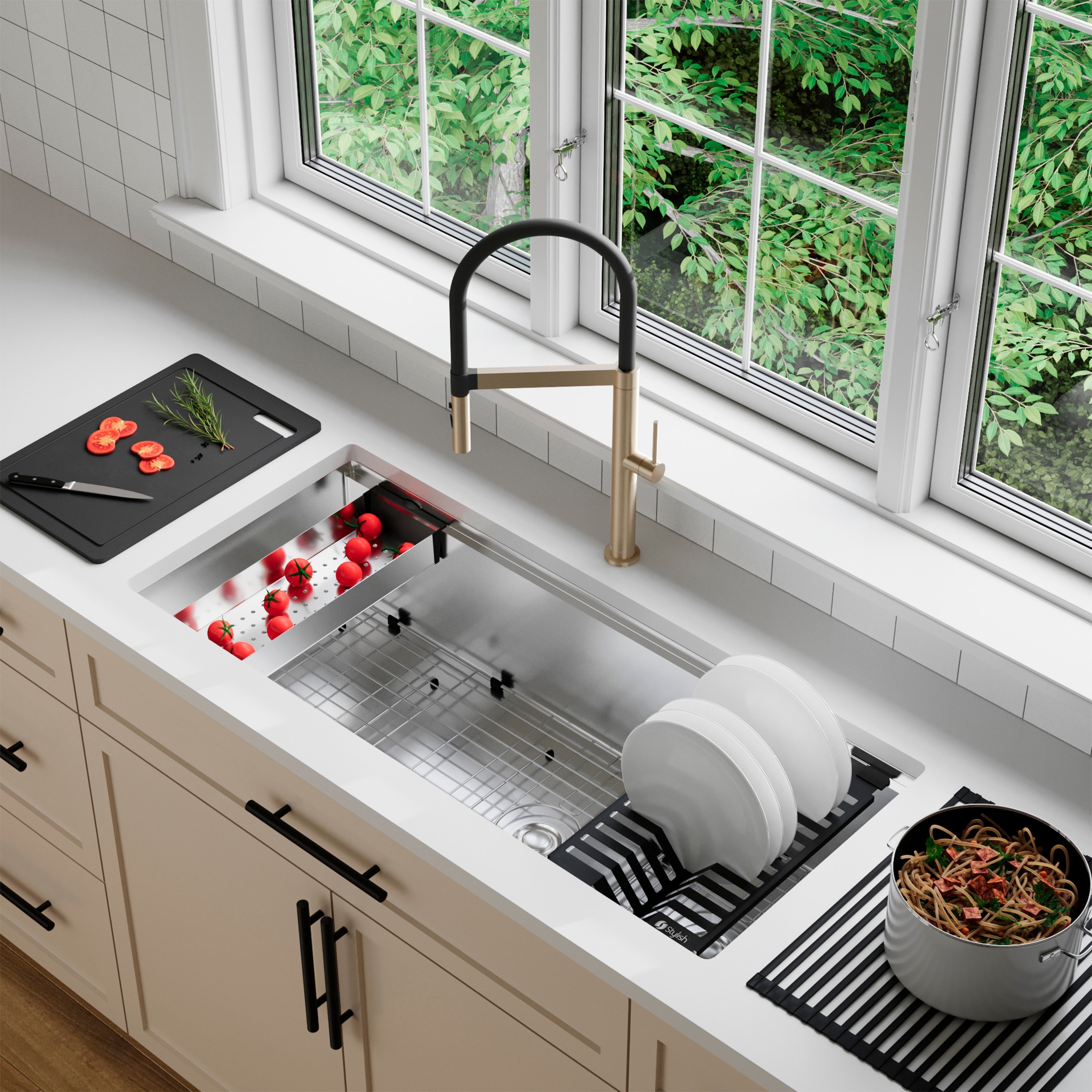 Stylish S-642WK Kitchen-Sinks - Thumbnail View #2