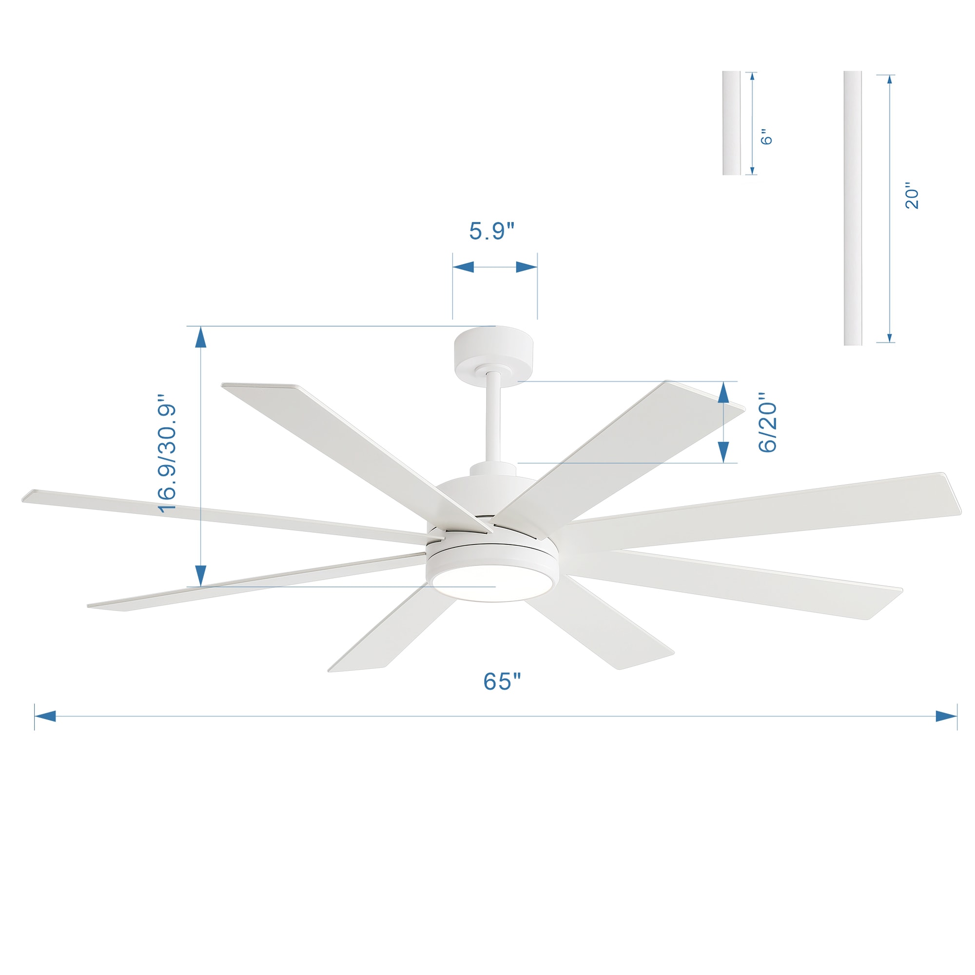 Breezary 30014-AW Ceiling-Fans - View #8