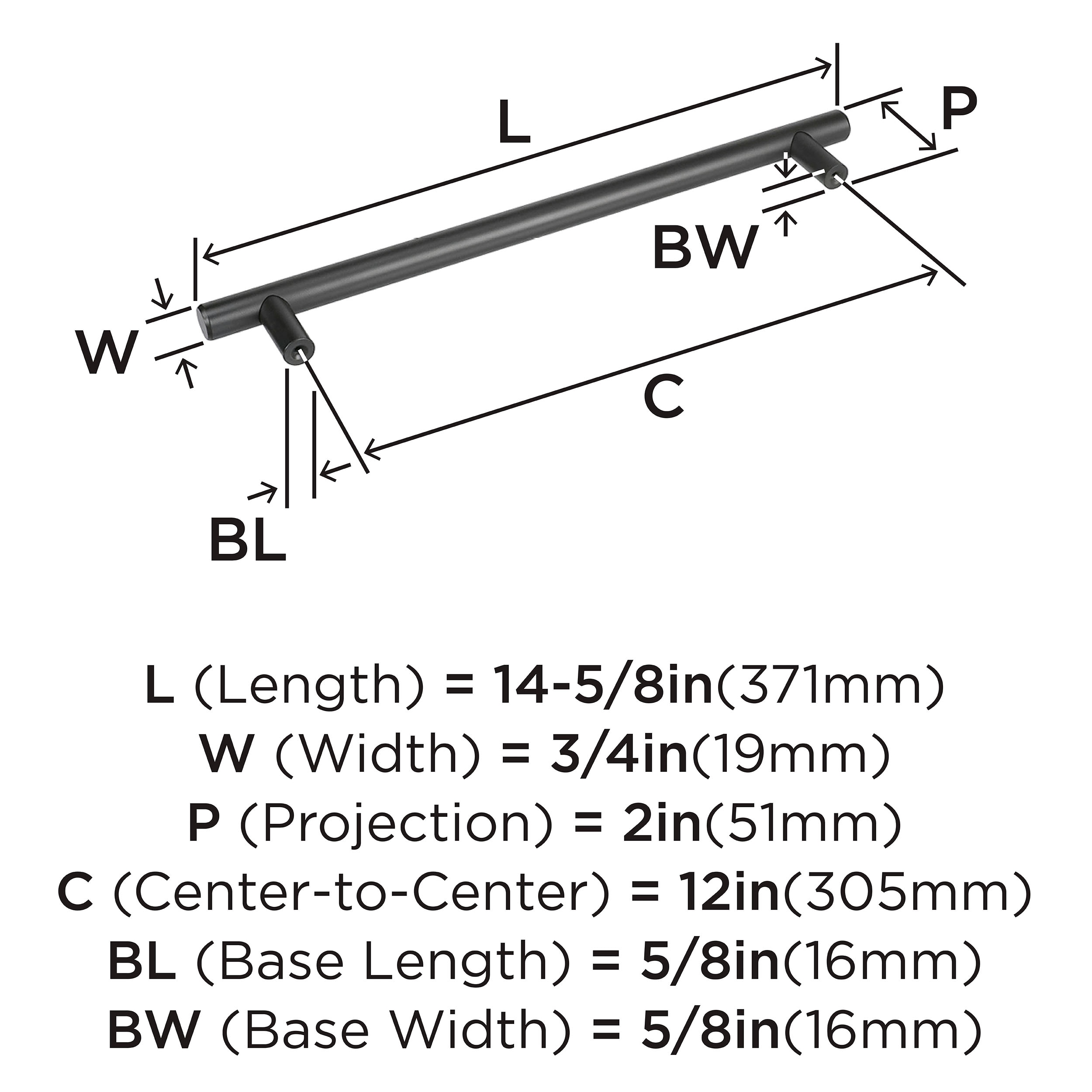 Amerock BP54008MB Cabinet-Pulls - View #5