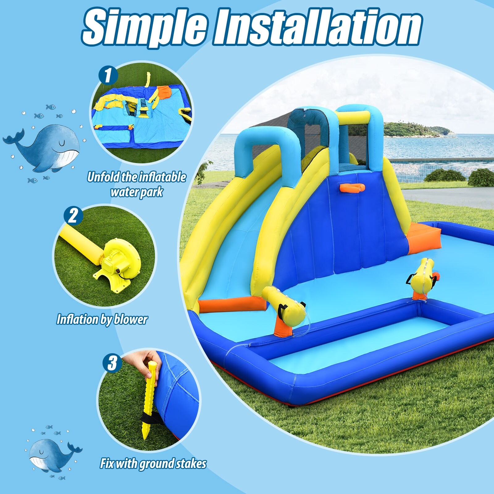 Slickblue D-CO-50807PO Bounce-Houses - View #8