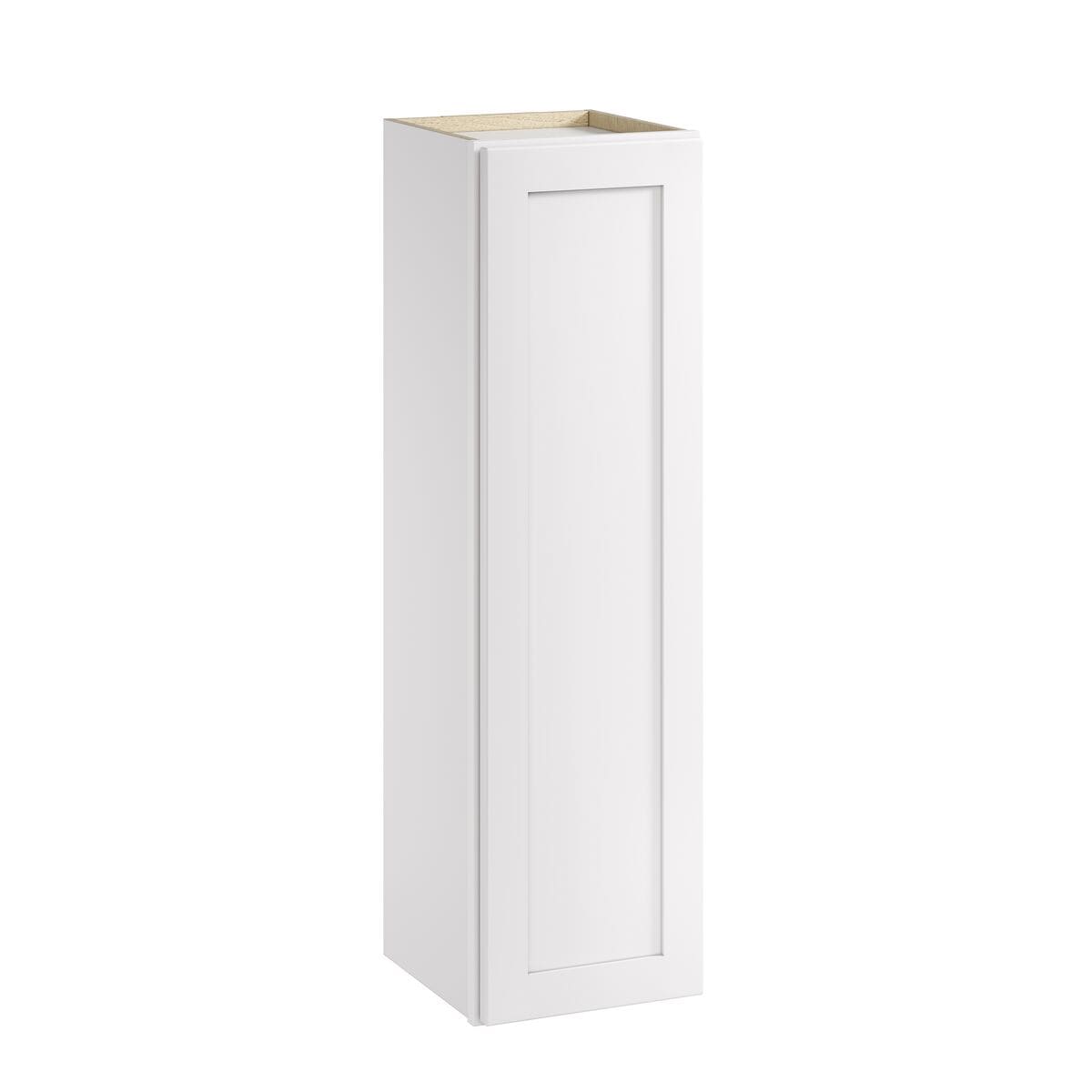 Whalen CLICK-IT LWSCLICK-43 Enfield 12-in W x 42-in H x 12-in D Classic White Birch Wall Ready to assemble Plywood Cabinet (Raised Panel Shaker)