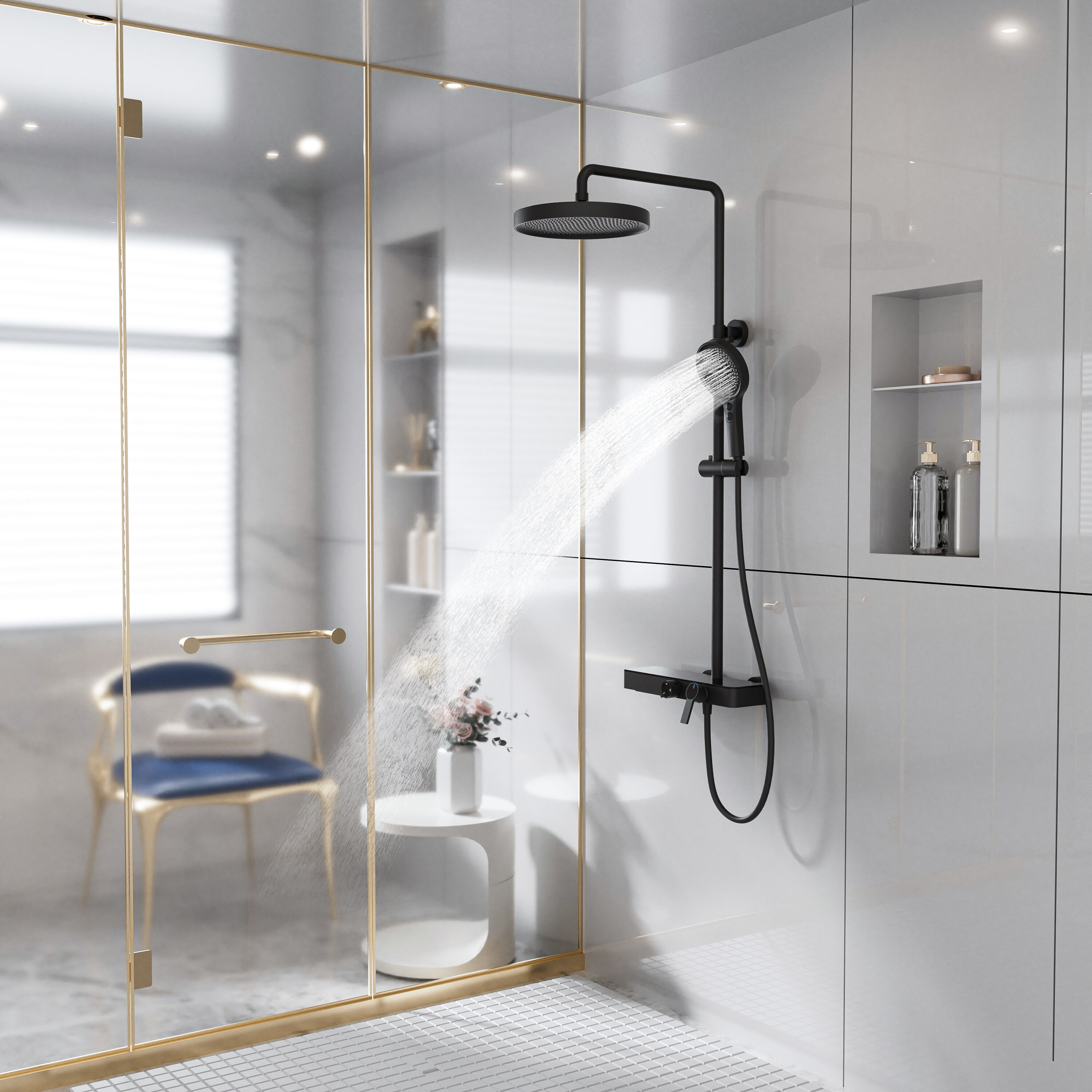 MODLAND MDL1SS32MB6 Showerhead-Bar-Panels - View #4