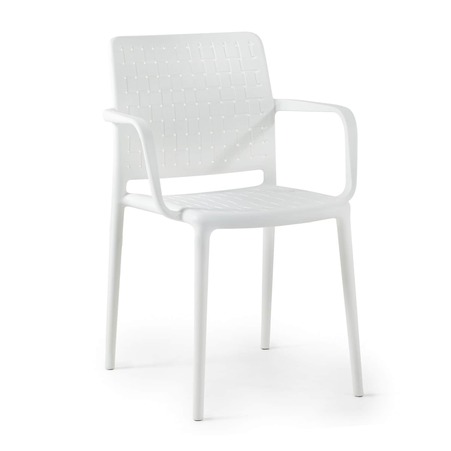 World Rug Gallery FK8052WHITE2 Patio-Chairs - View #7