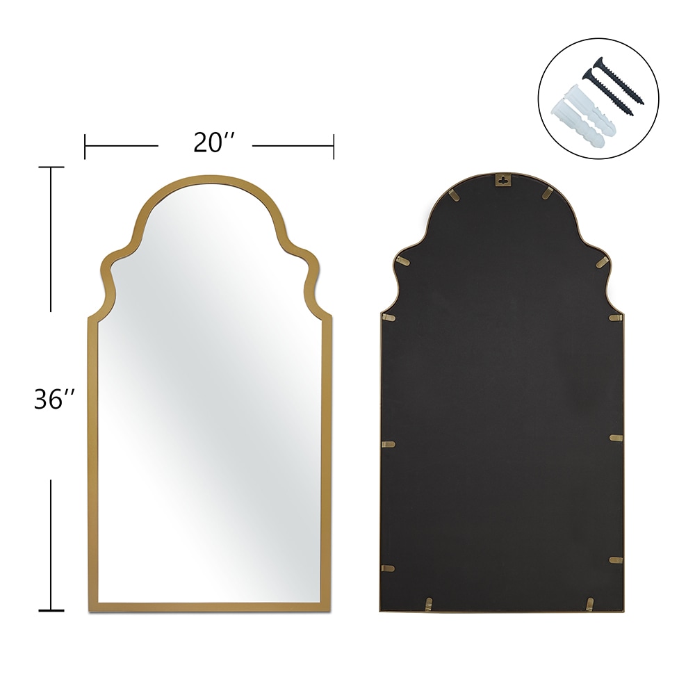 Gold or Black Arch Mirror- Custom 3D Lettering – Pixels and Wood
