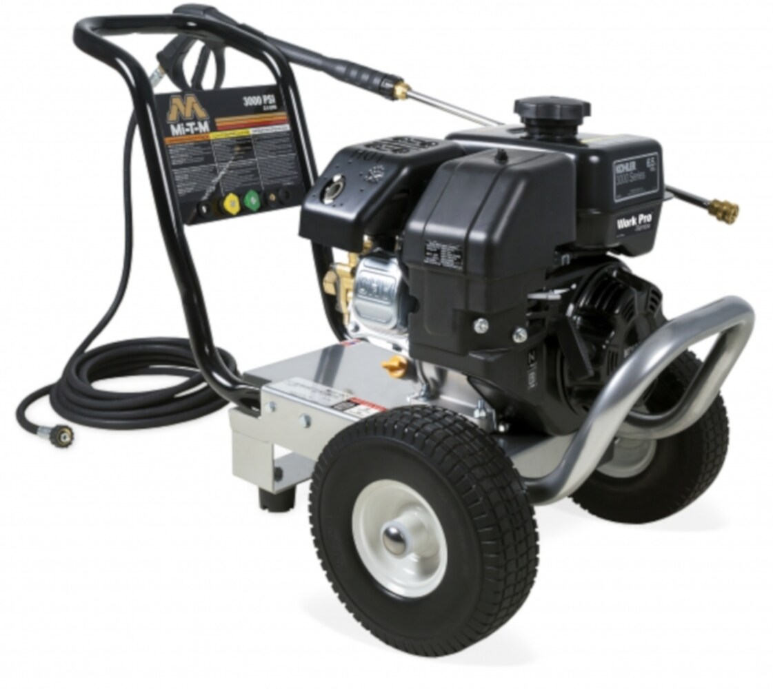 Mi-T-M Work Pro 3000 PSI 2.3-Gallons Cold Water Gas Pressure Washer in ...