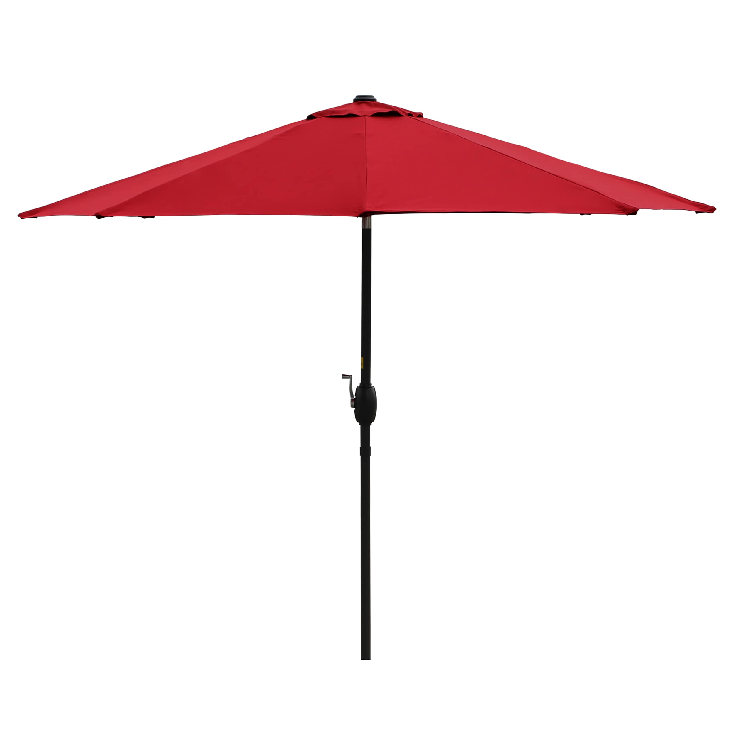 CASAINC WF-SM-270GY 9-Feet Aluminum Red Crank Market Patio Umbrella