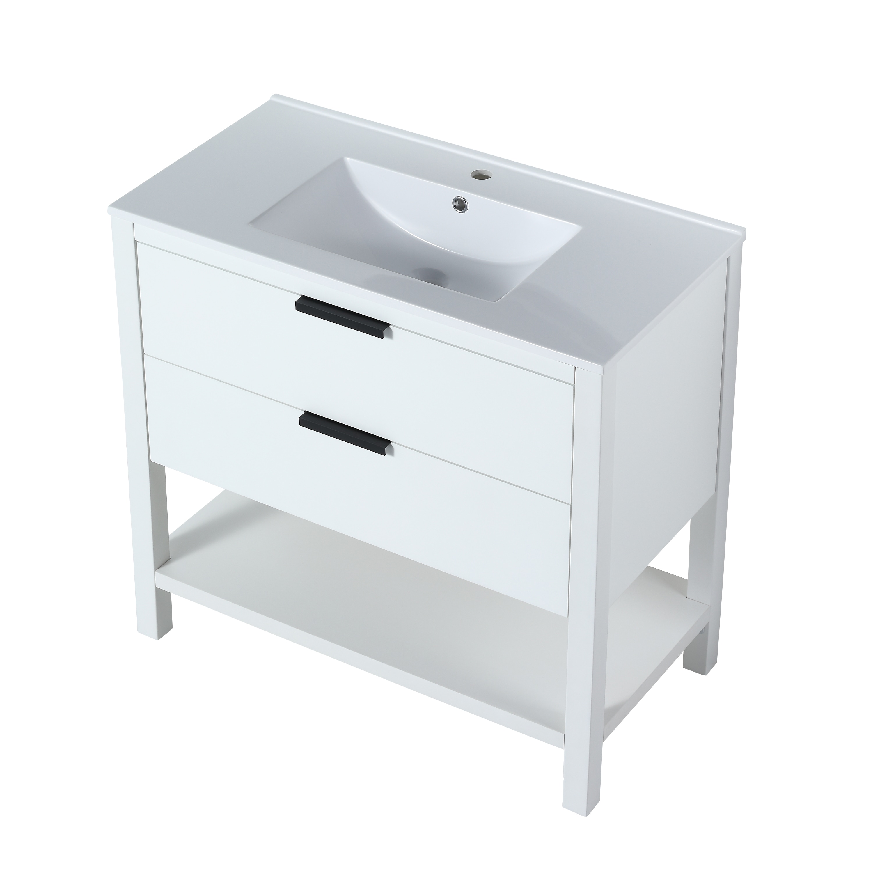 WELLFOR GLEM-S00038 Bath-Vanity-Combo - View #3