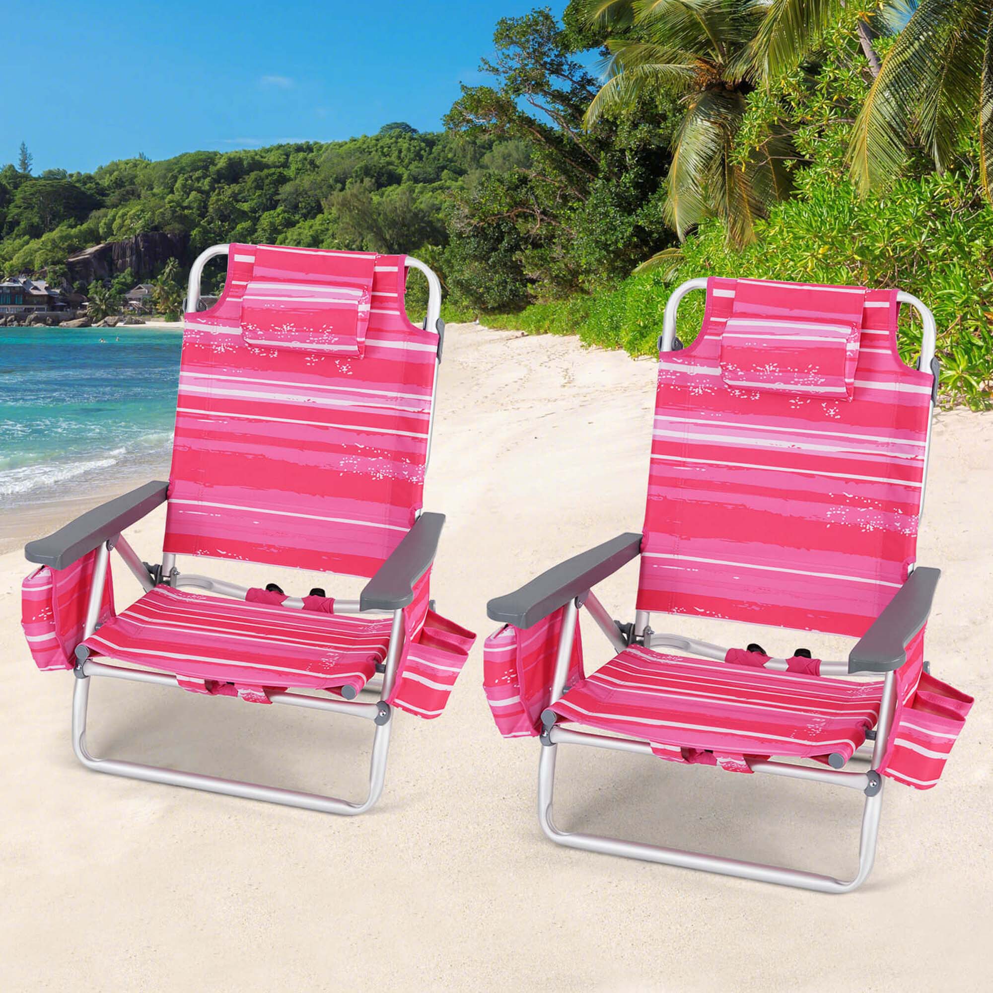 Costway HCST05865 Beach-Camping-Chairs - View #9
