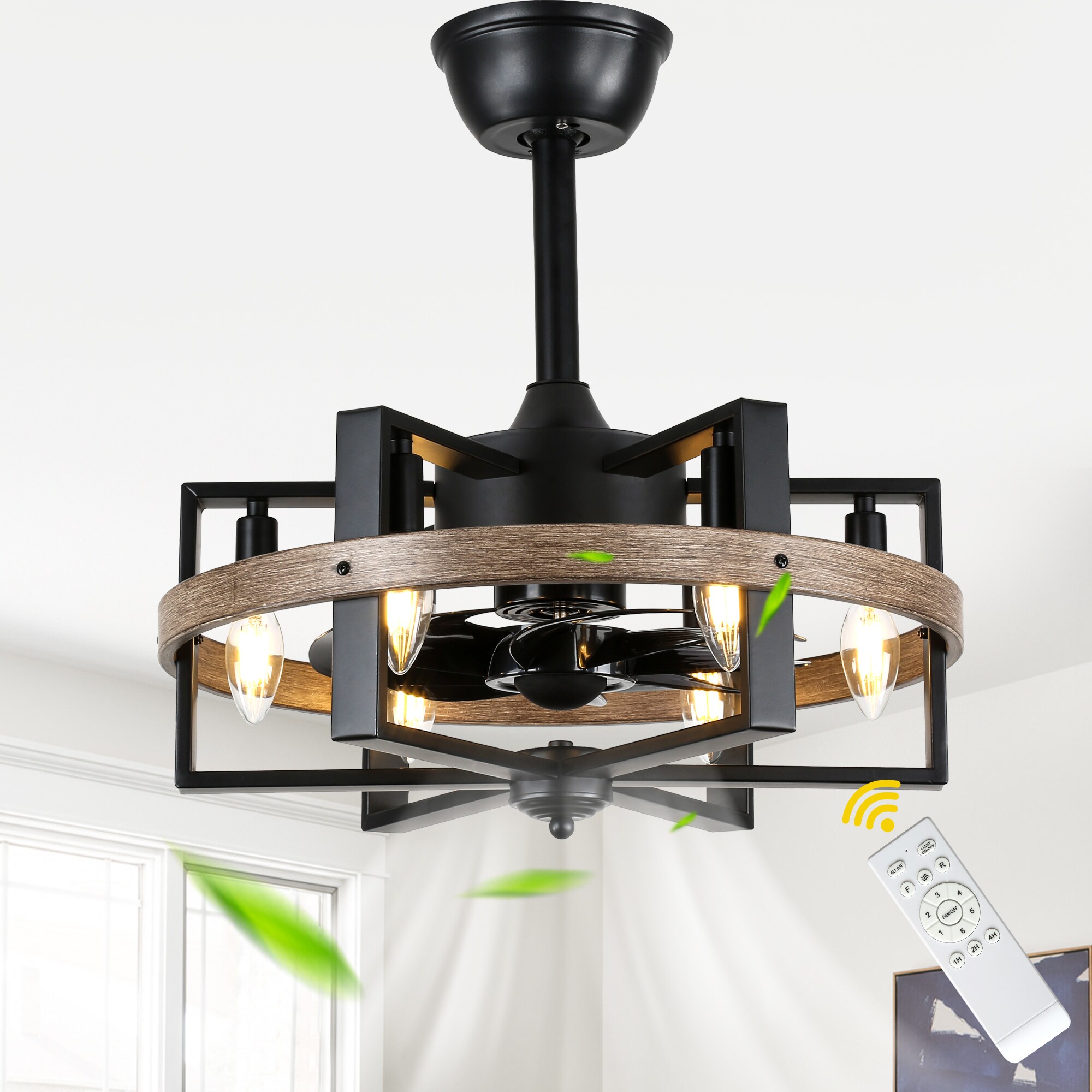 Oaks Decor BD1811OKEL-BR Ceiling-Fans - View #2