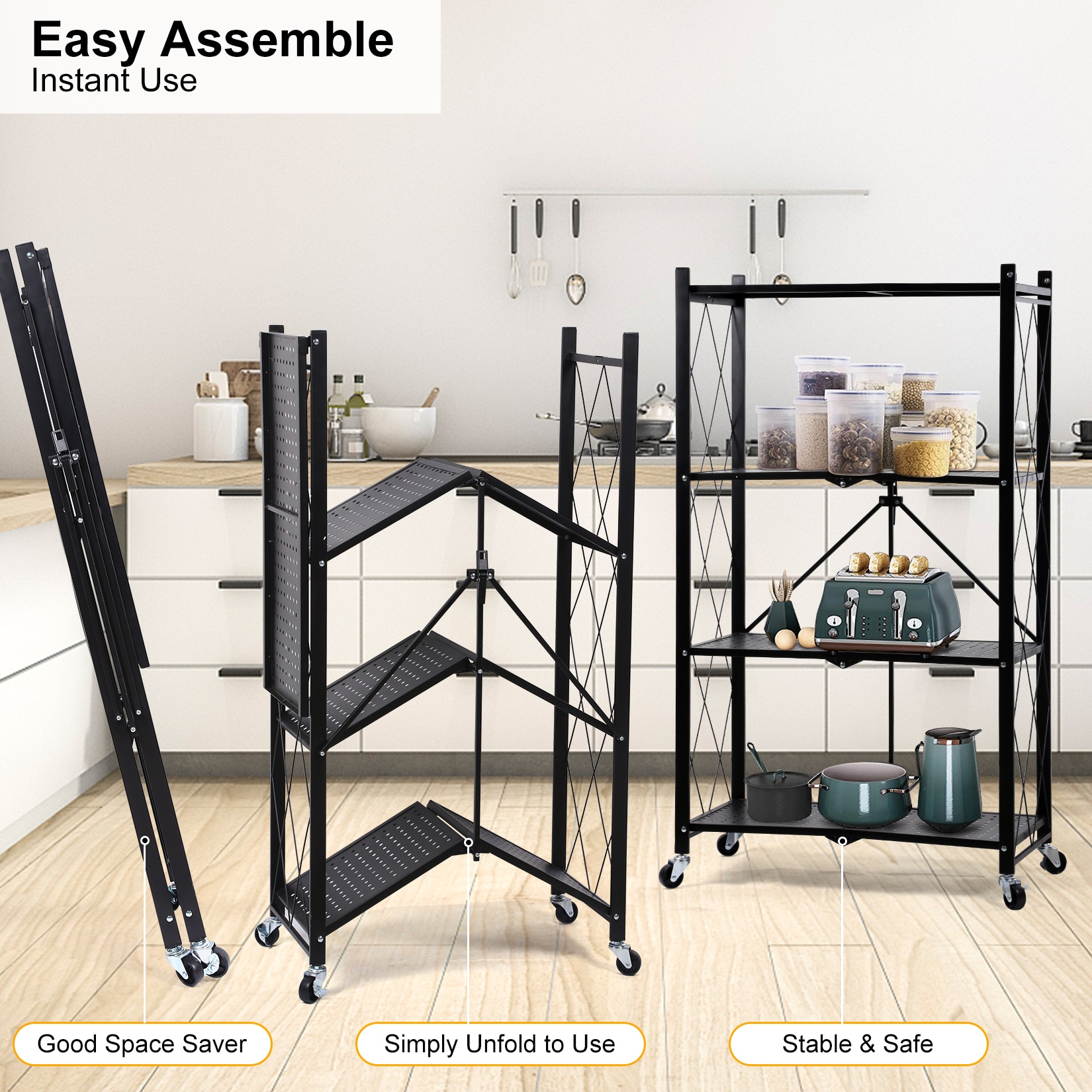 Miki Shinly DHS-904B-46QI Free-Standing-Shelving - View #2