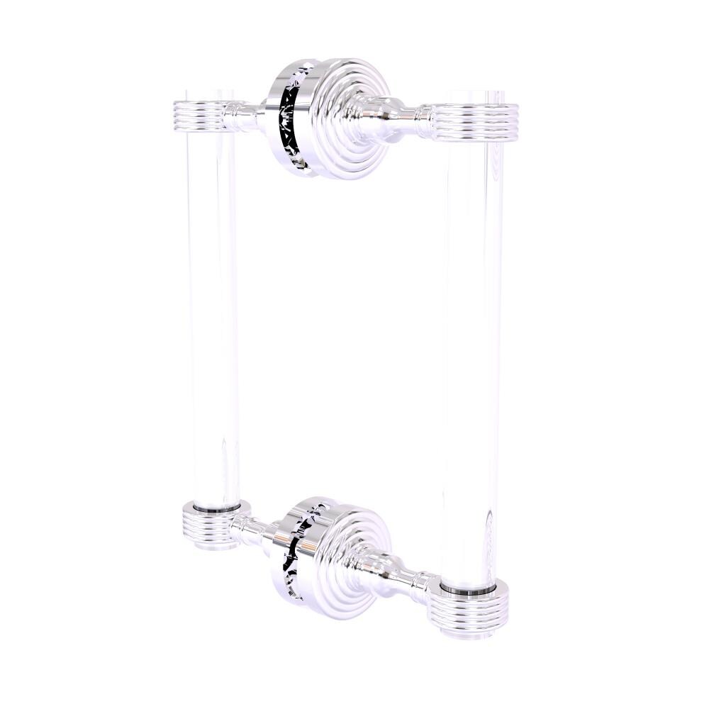 Allied Brass PG-406G-8BB-PC Polished chrome 8-Inches Hinged shower door Handle