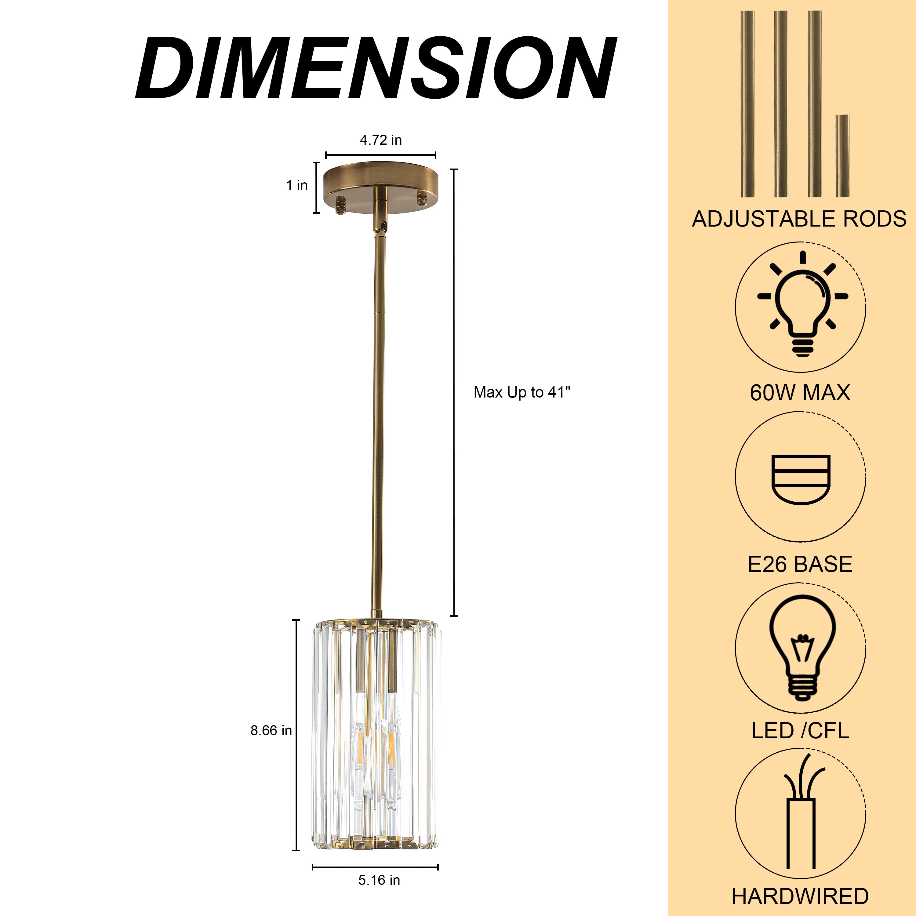 GZJunYo G-153-G Pendant-Lights - View #6