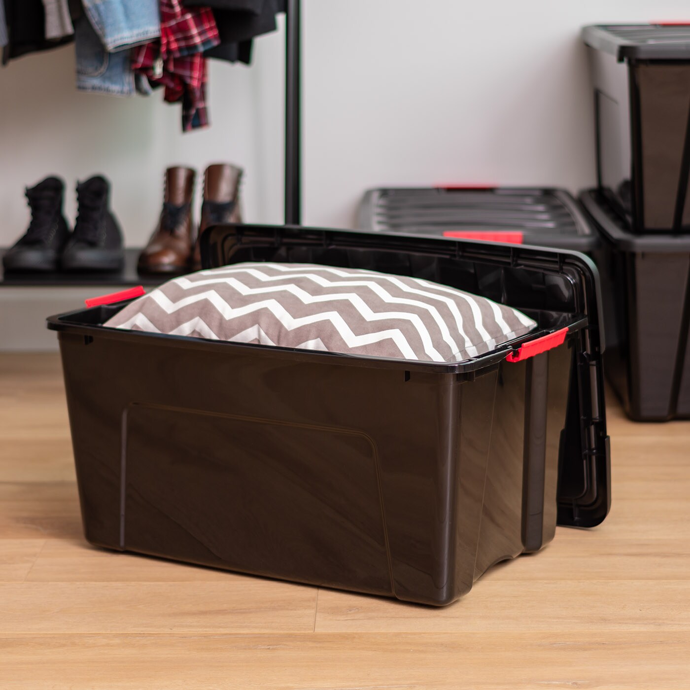 IRIS 580108 Plastic-Storage-Totes - View #9