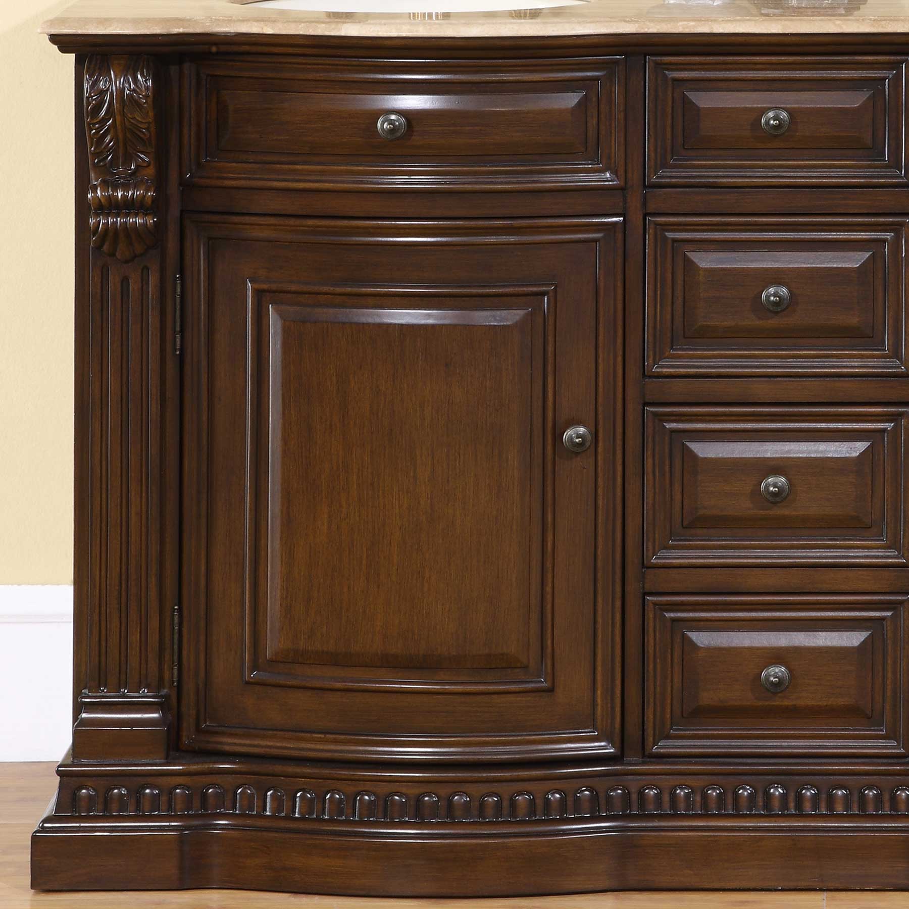 Silkroad Exclusive HYP-0712-T-UIC-60 Bath-Vanity-Combo - View #6