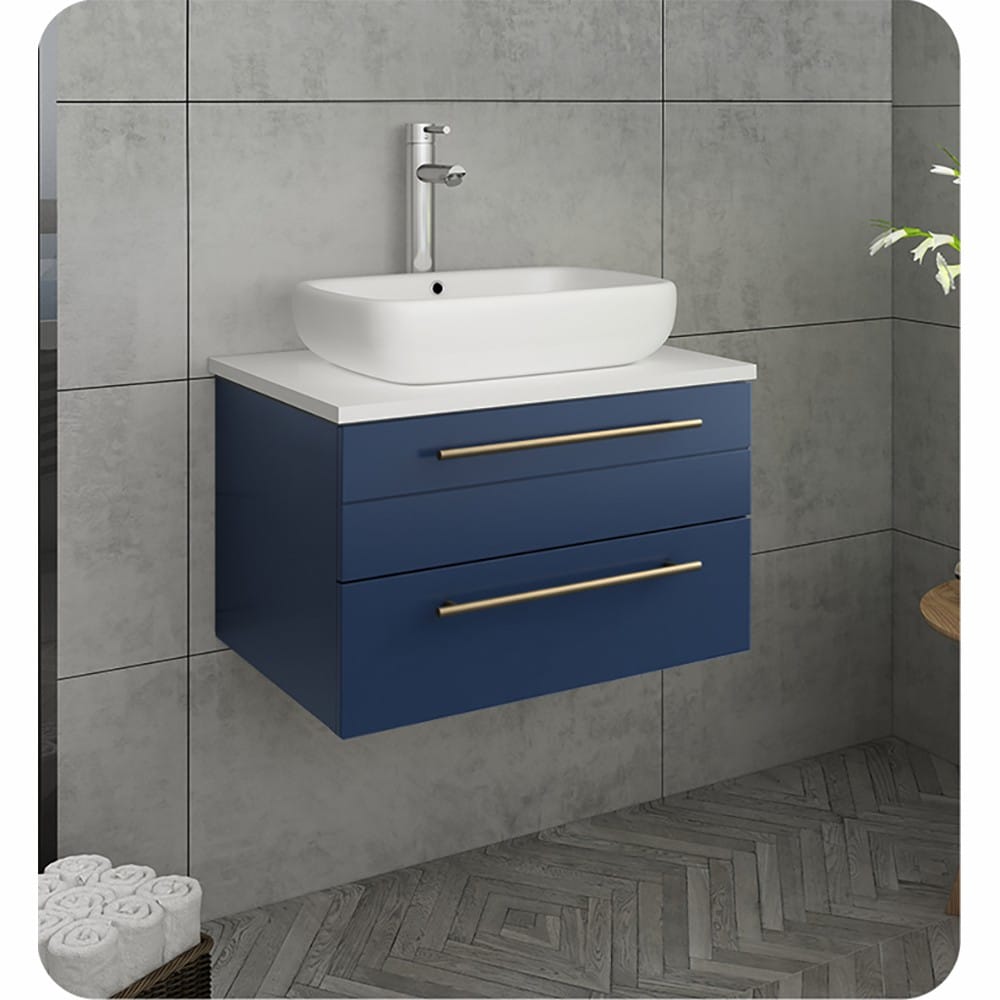 Fresca FCB6124RBL-VSL-CWH-V Bath-Vanity-Combo - View #3
