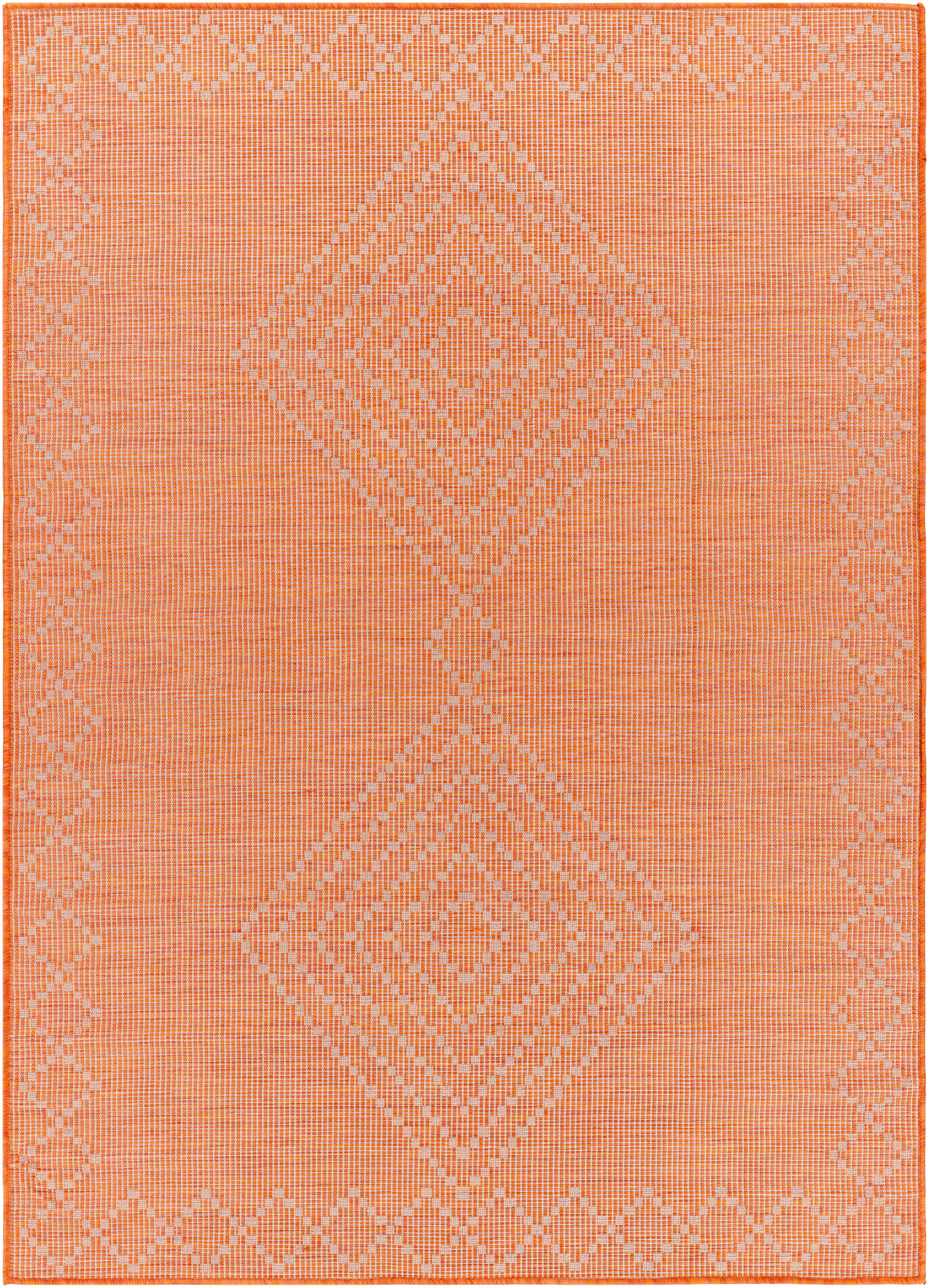 Artistic Weavers PSA2371-679 Pasadena 6 X 9 Orange Indoor/Outdoor Abstract Global Area Rug