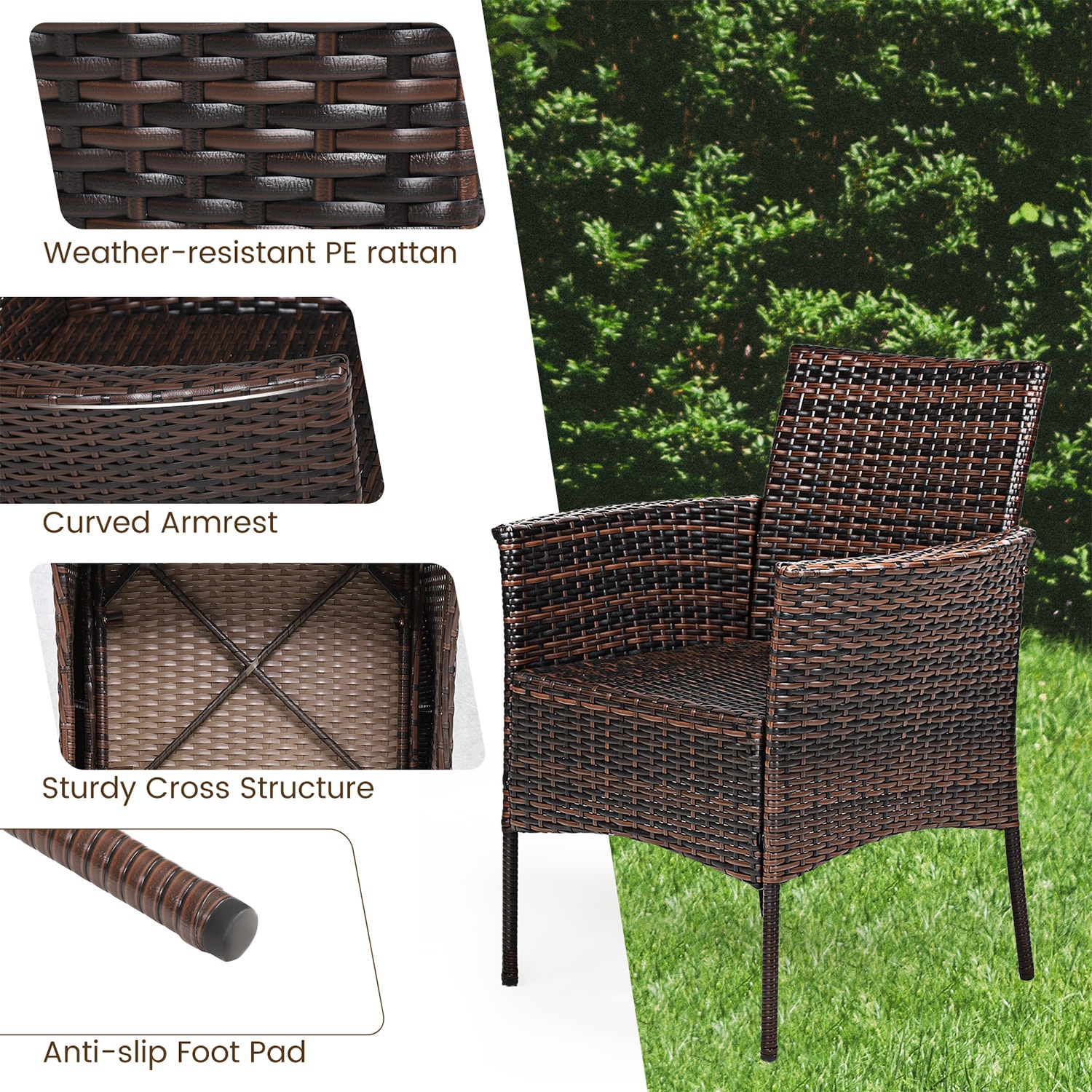 Forclover HYFC-7786 Patio-Chairs - View #6