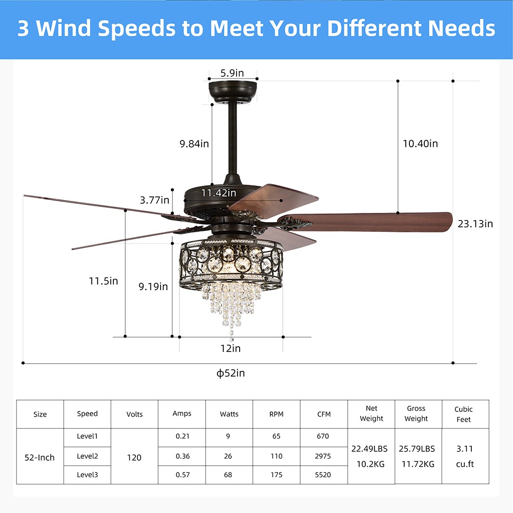 Sunrinx MG39-1-70L Ceiling-Fans - View #4