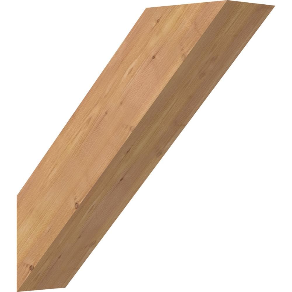 Ekena Millwork BRC06X22X22TRA00SWR 5-1/2-in x 22-in x 22-in Western Red Cedar Unfinished Wood Traditional smooth