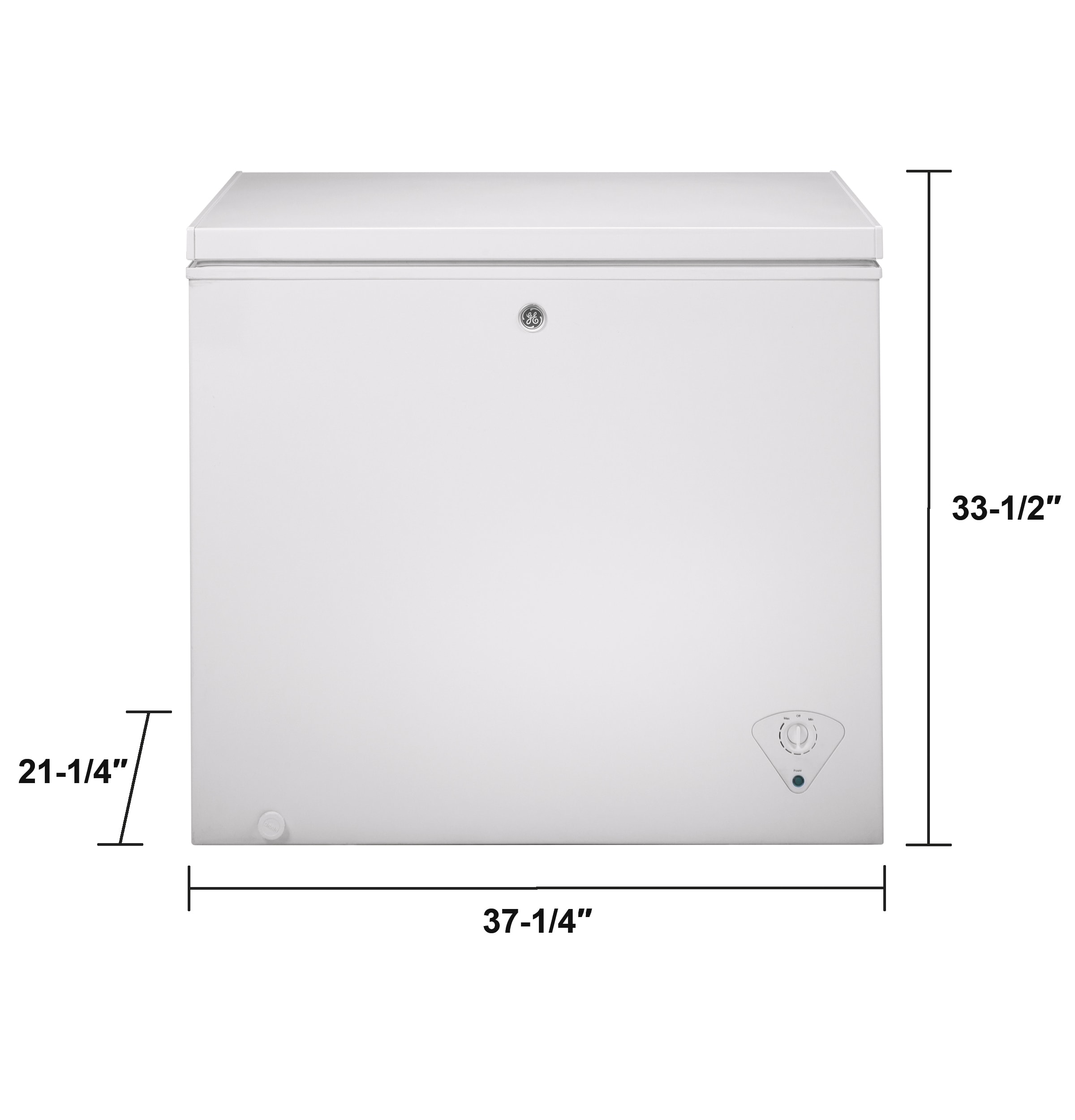 GE Garage Ready 15.7-cu ft Manual Defrost Chest Freezer (White) in the  Chest Freezers department at