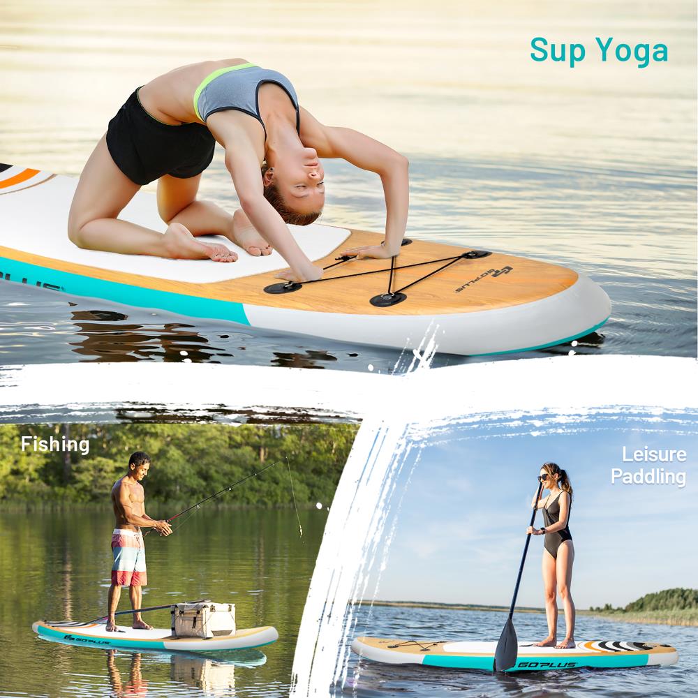 Goplus 11-ft Inflatable Stand Paddle in Boards Stand (7-pack) at Up the Up Paddle Board department