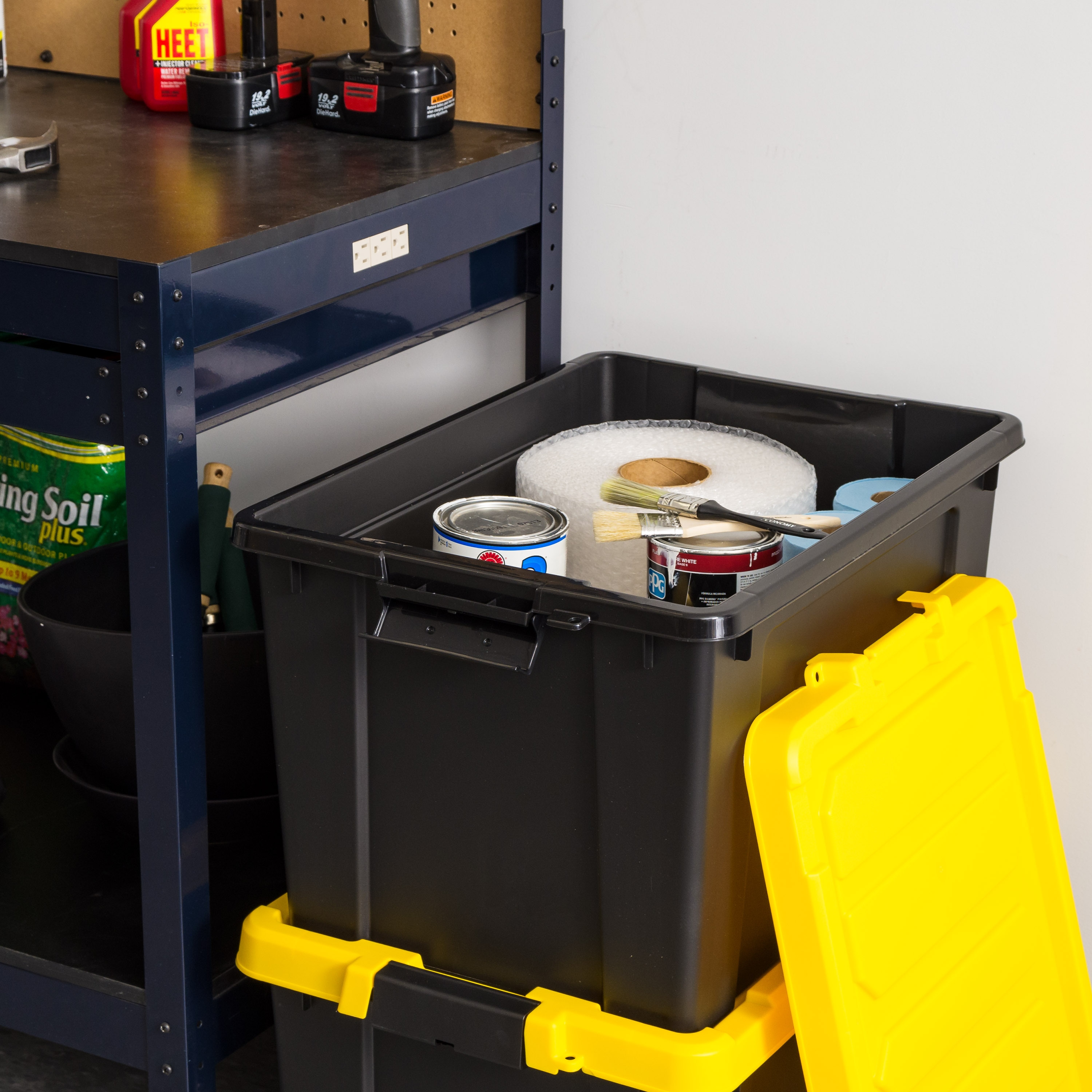 IRIS 540016 Plastic-Storage-Totes - View #2